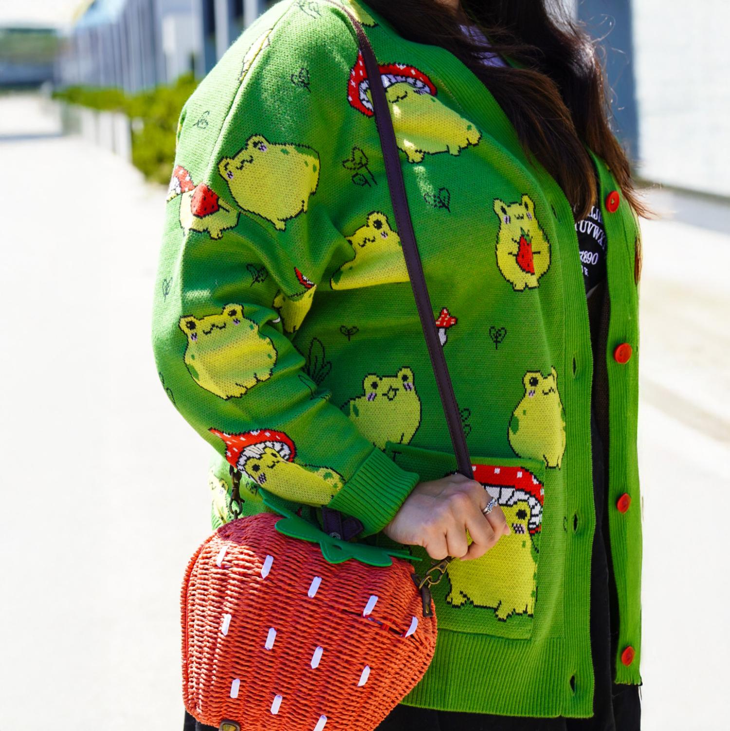 Baumwoll-Cardigan - Hoppy Meadow