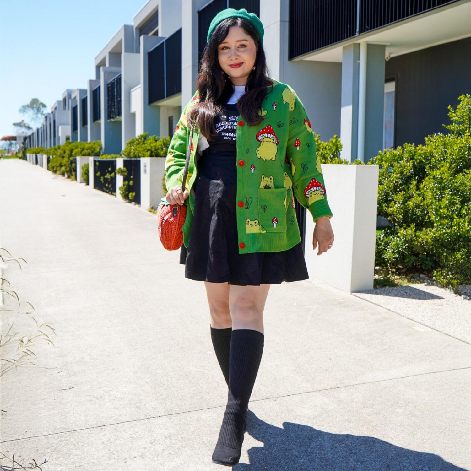 Baumwoll-Cardigan - Hoppy Meadow