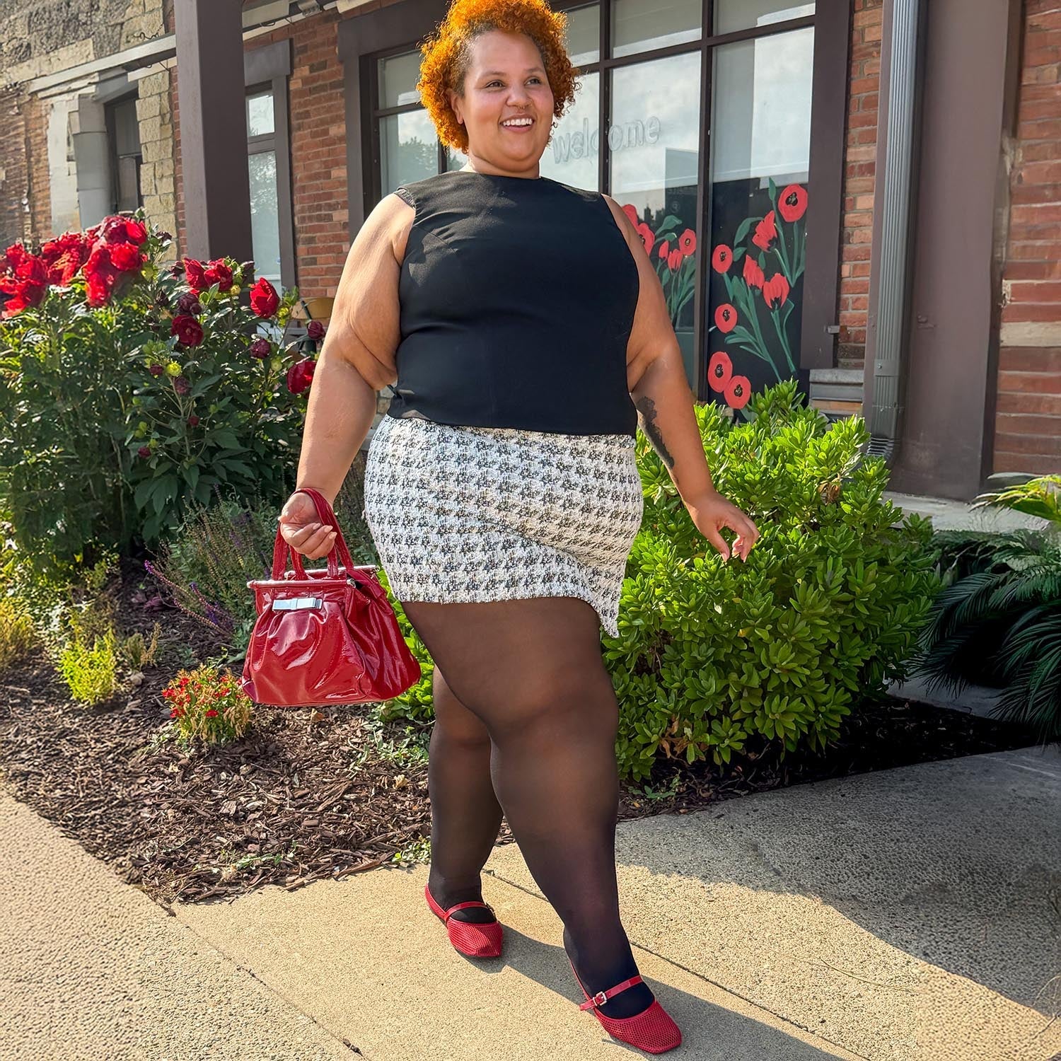 50 Den Halbblickdichte Halo Strumpfhose – Liquorice