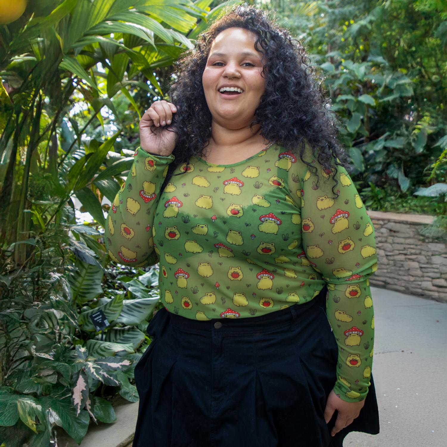 Mesh Top - Hoppy Meadow