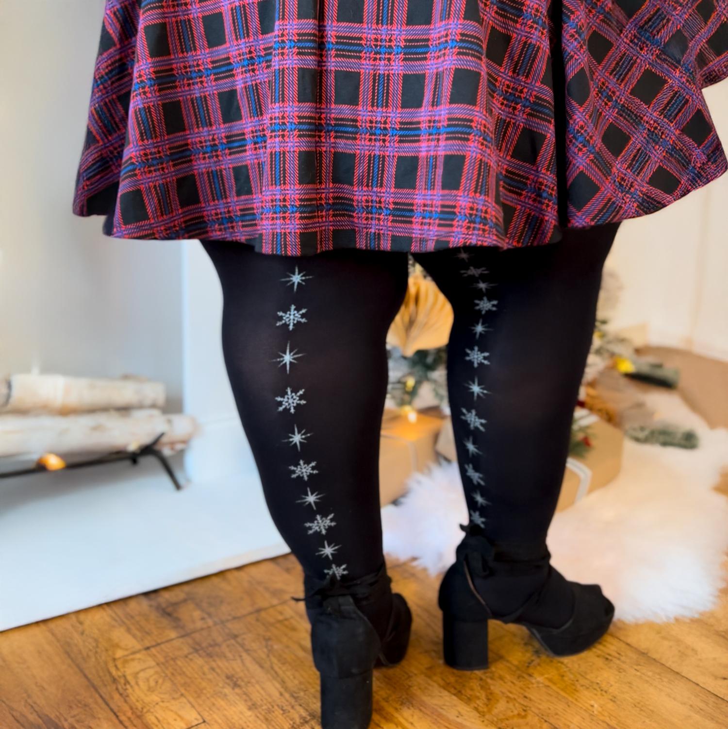 Weihnachts-Strumpfhose - Starlight Seam