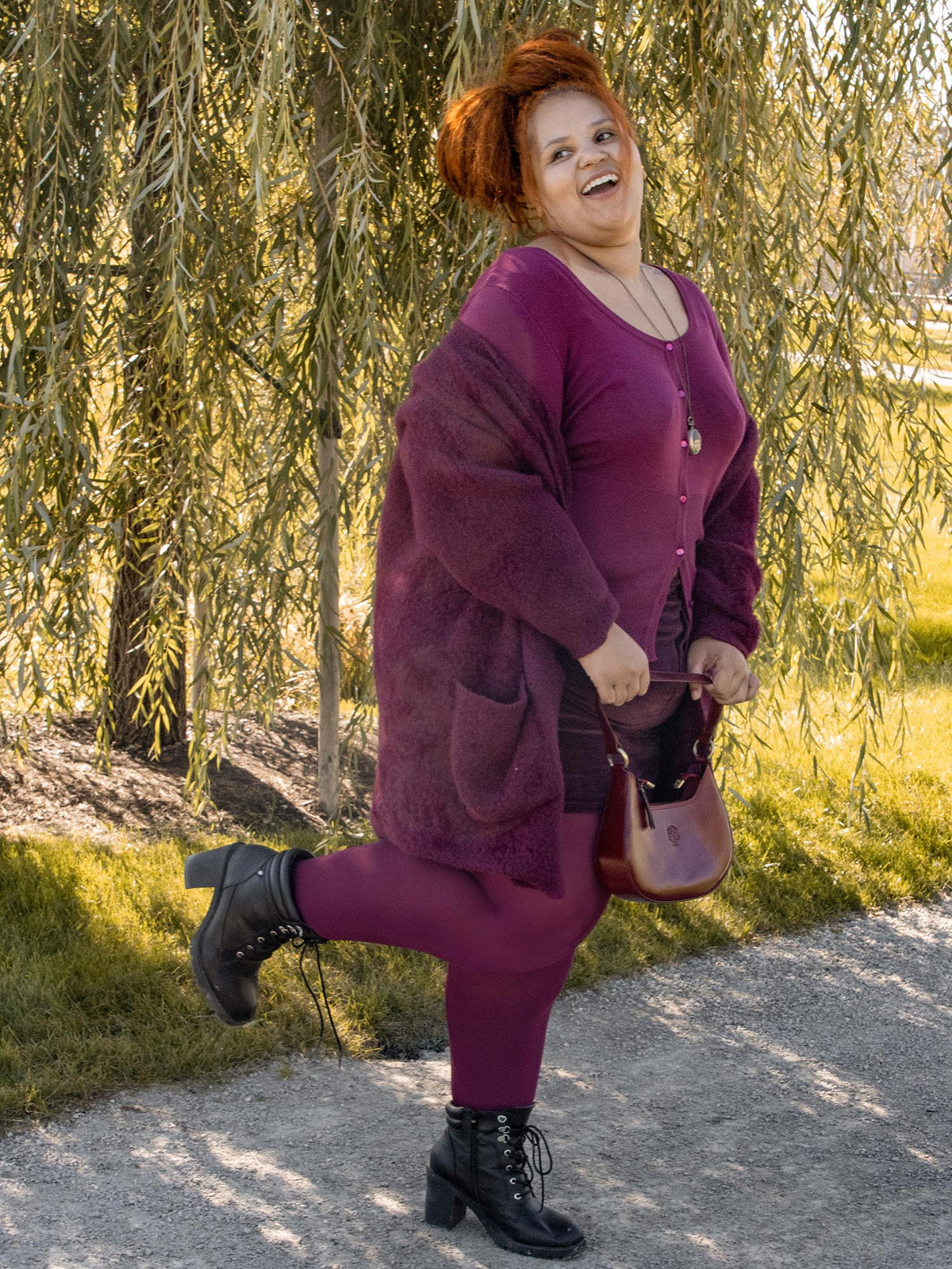 120 Denier Strumpfhosen - Cherry
