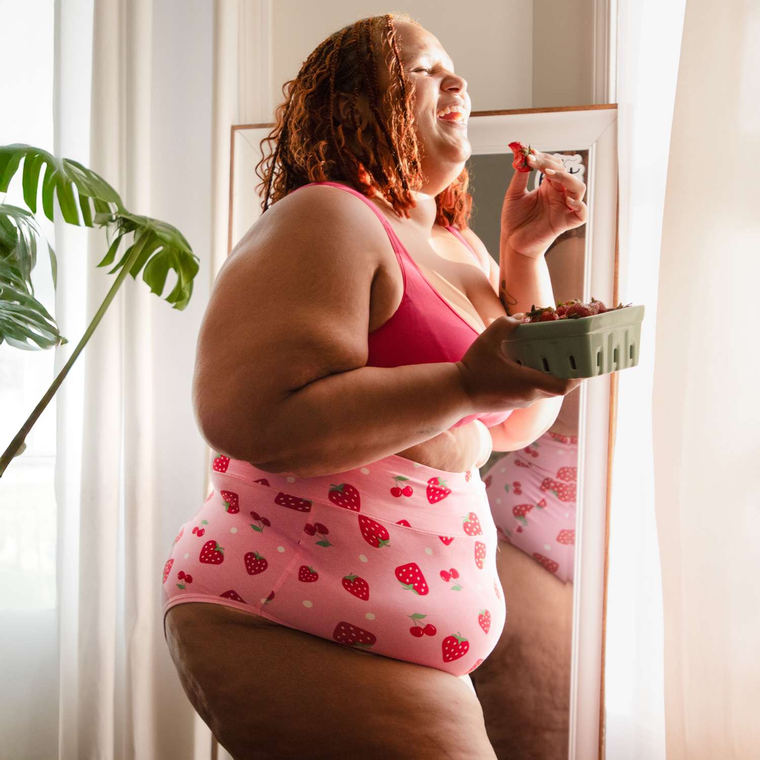 Fruity Super High Waist Slip – Pink Lady