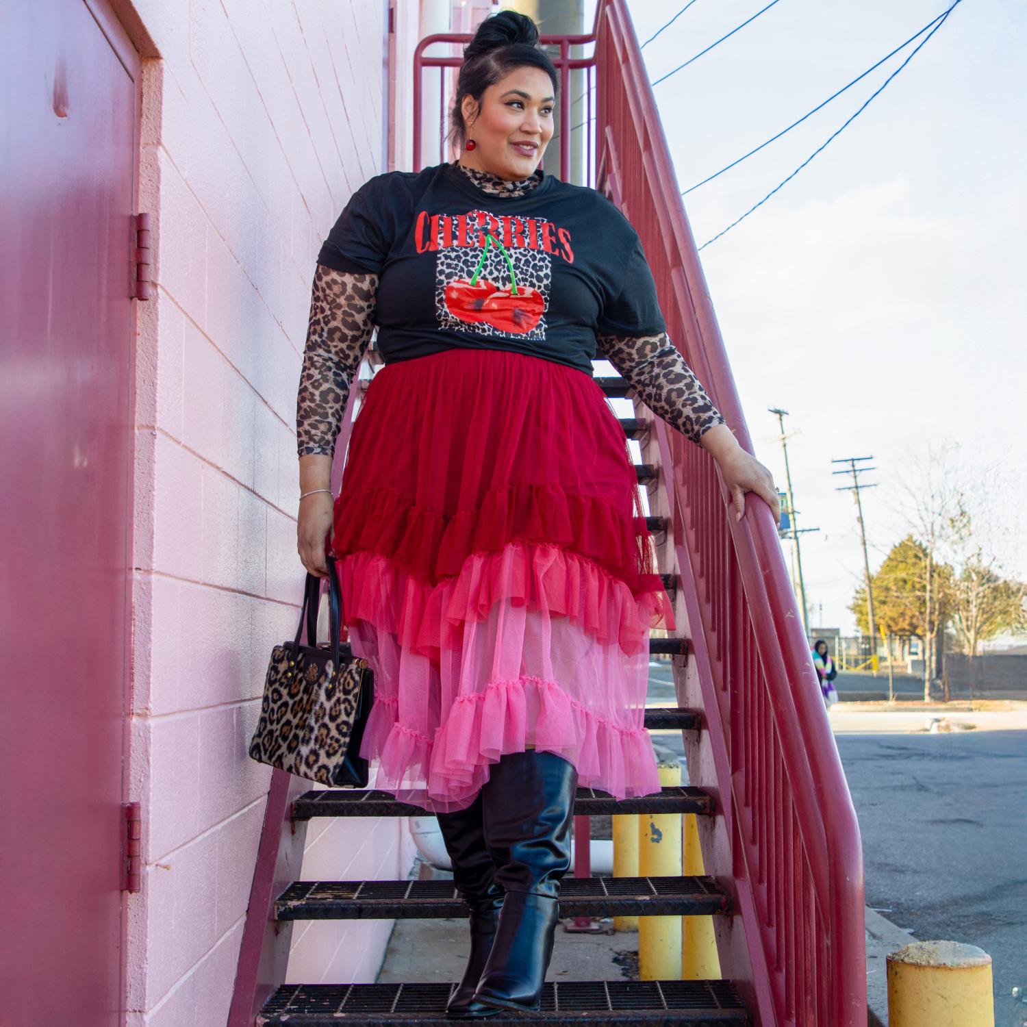 Mesh-Maxirock - Pirouette Ombre