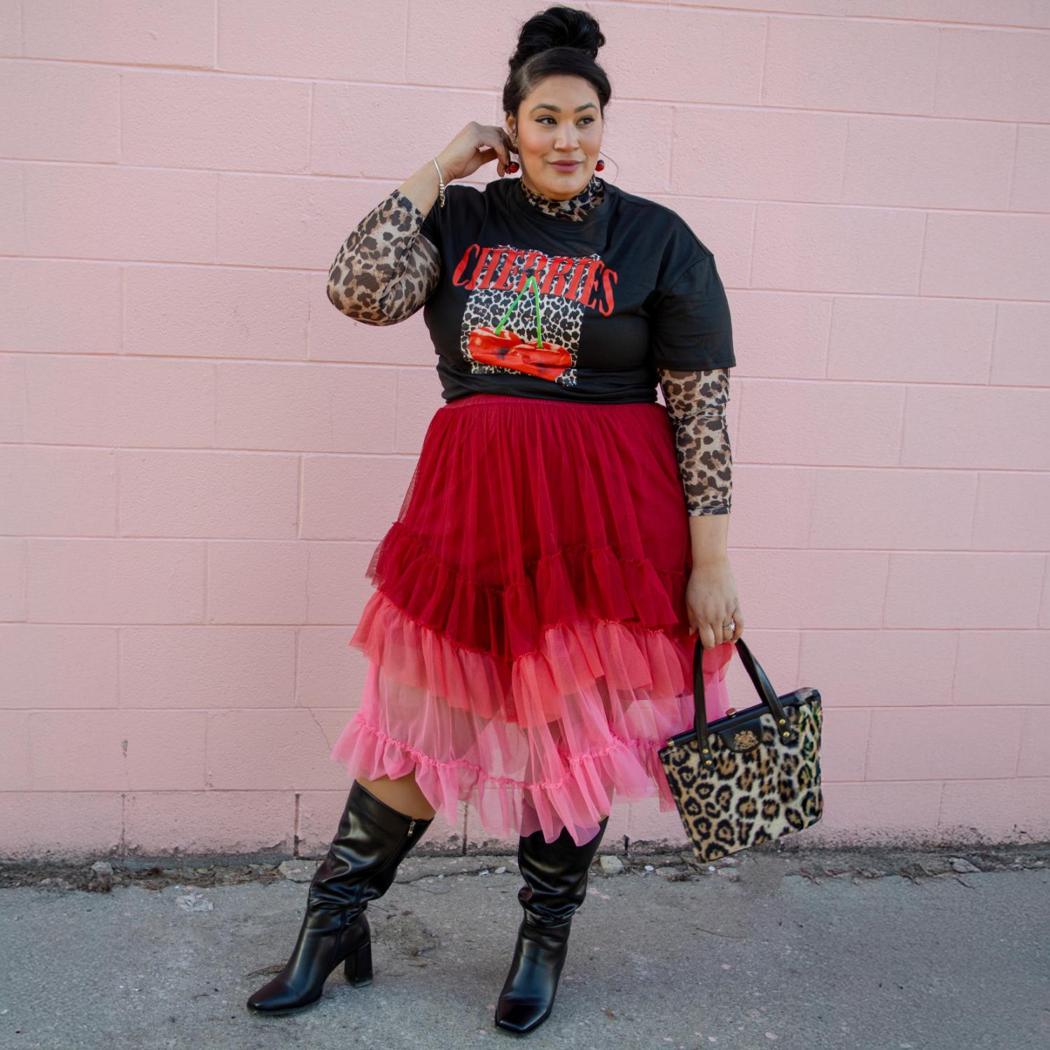 Mesh-Maxirock - Pirouette Ombre