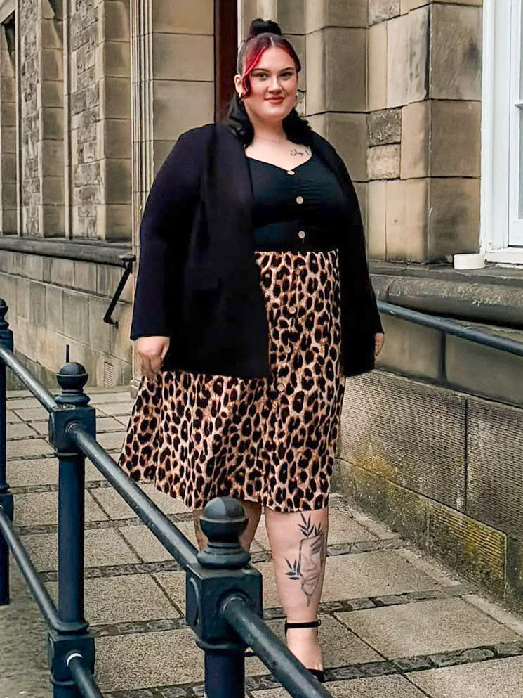 Geschneiderter Ponte-Roma-Blazer - Schwarz