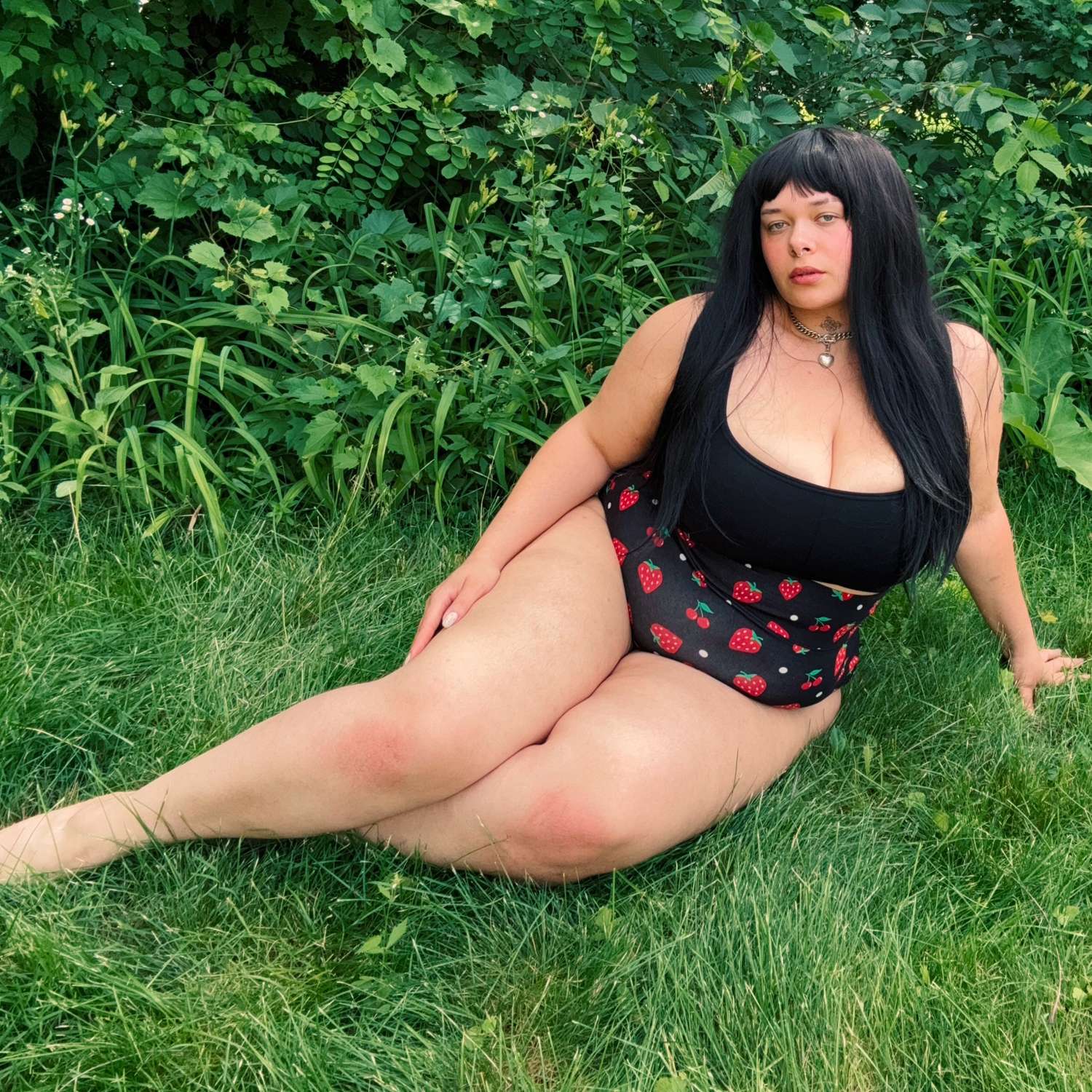 Fruity Super High Waist Slip – Schwarz