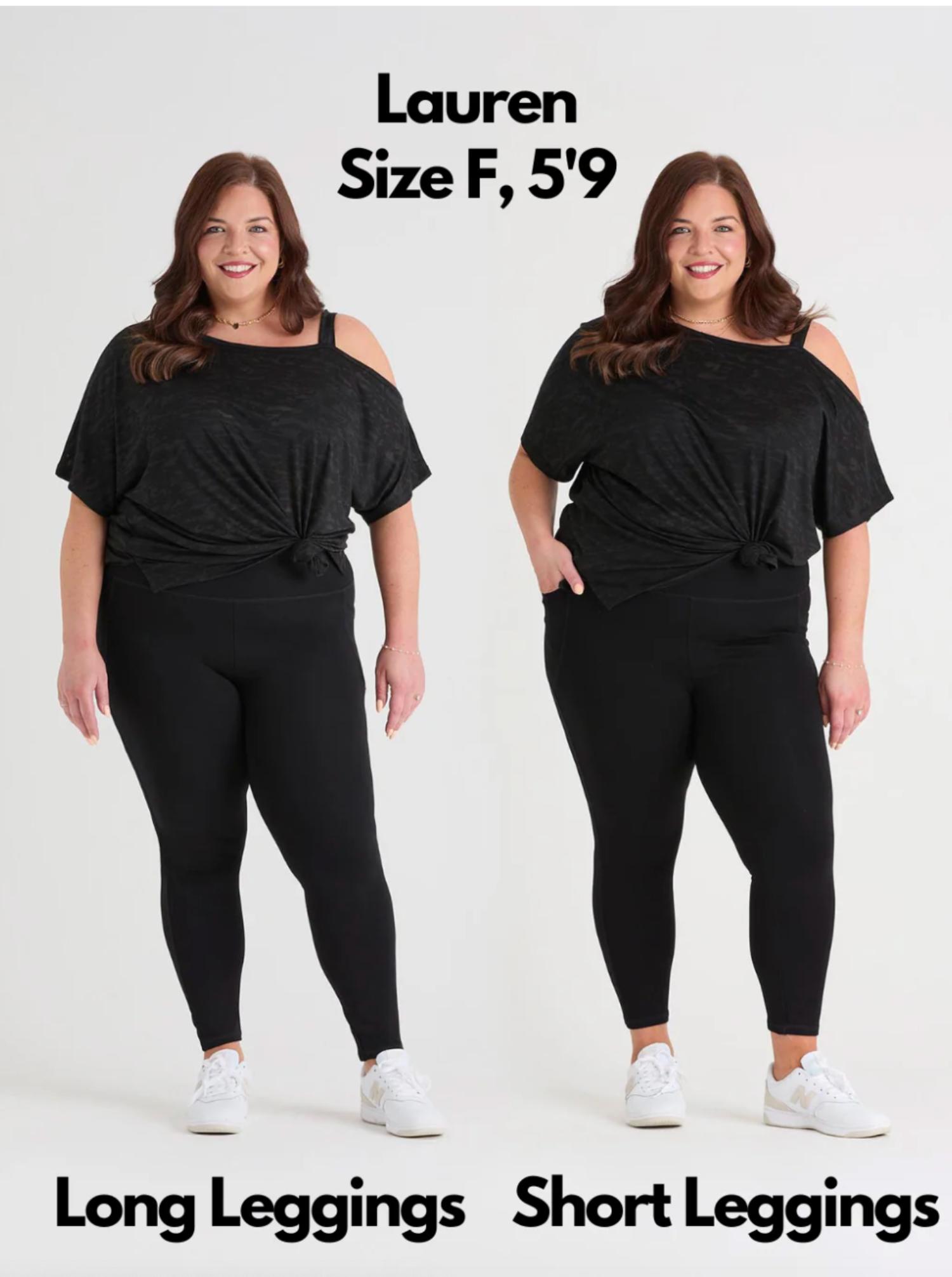 Långa knäböjda leggings - Bone China (V2)