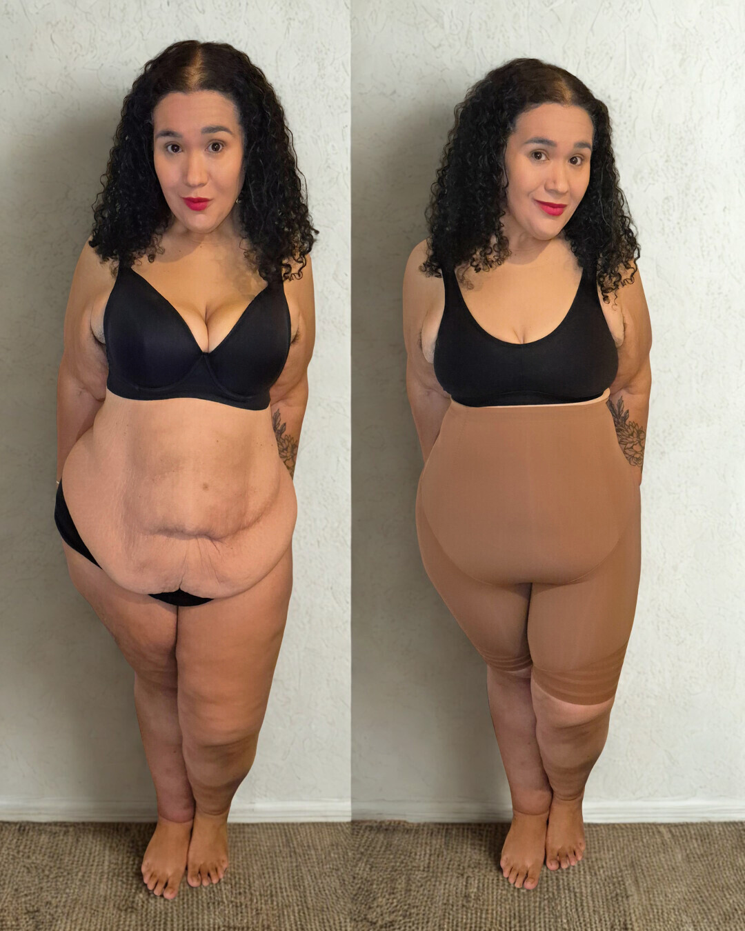 Slätande shorts med hög midja - Överdådig