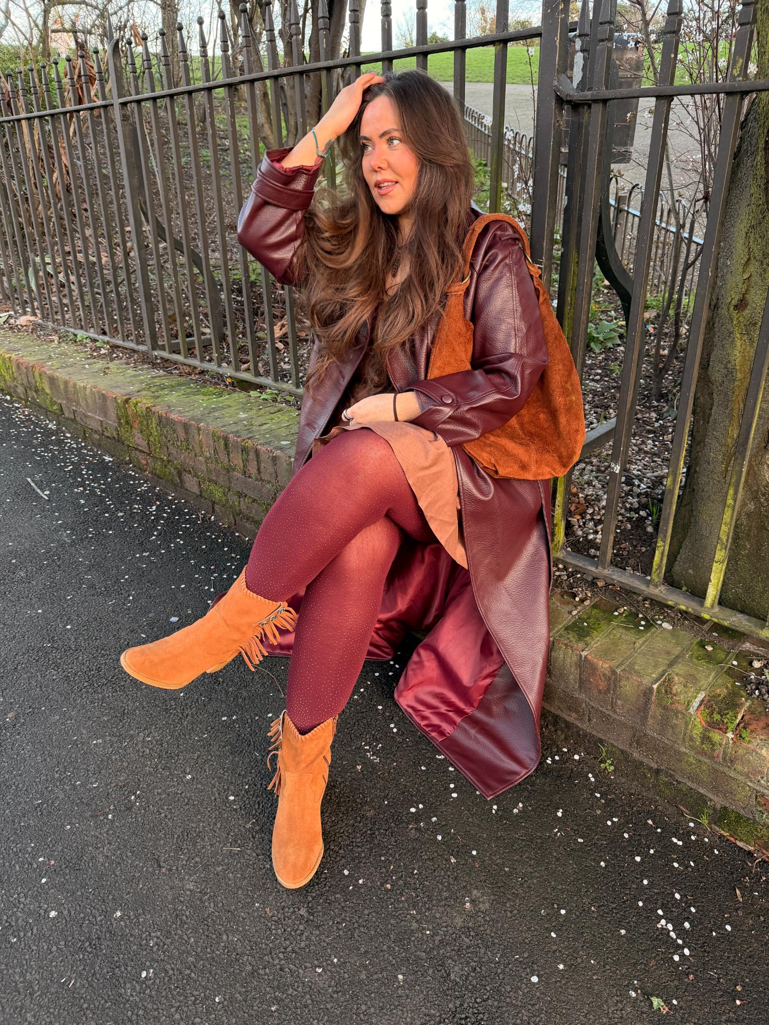 Blickdichte Strumpfhose - Gold Glitter