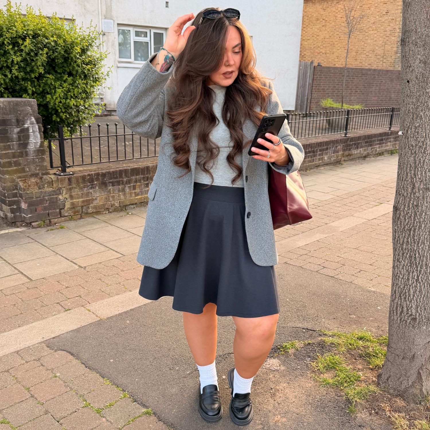 Mini-Skaterrock - Charcoal