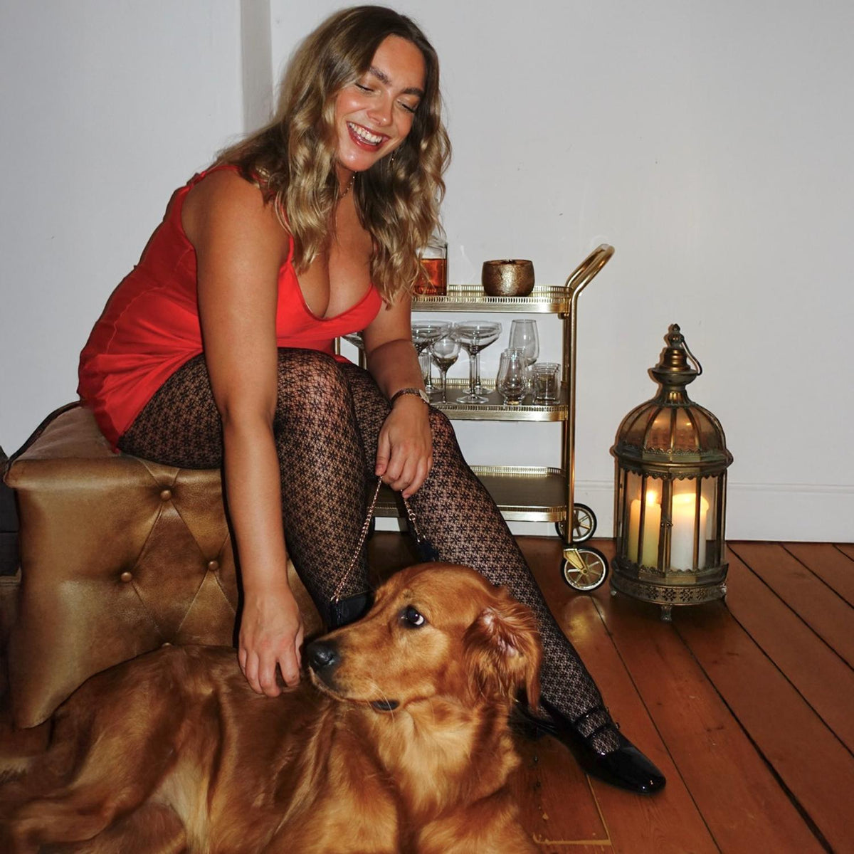 Weihnachts-Fishnetz - Winter Lace