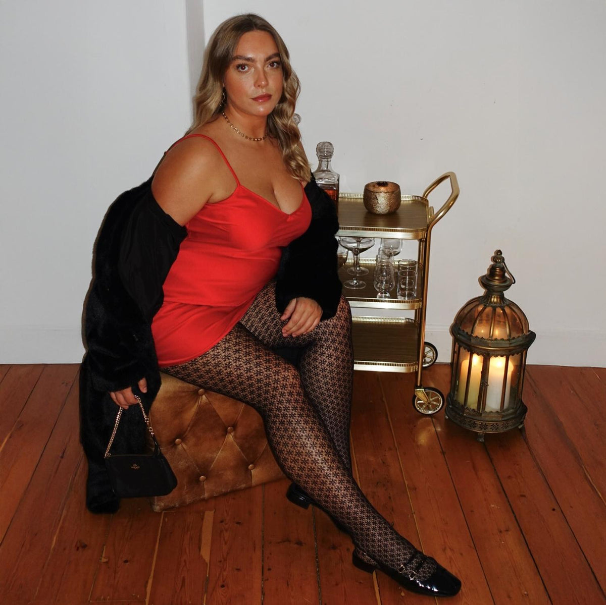 Weihnachts-Fishnetz - Winter Lace