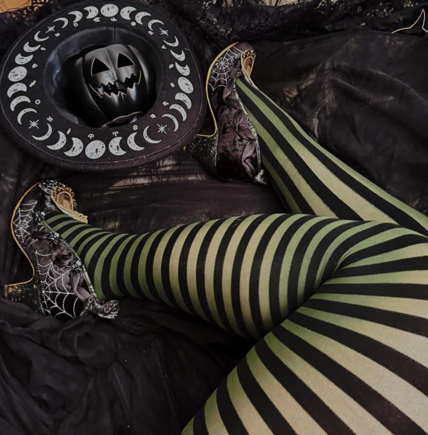 Halloween-Strumpfhose – BetelWitch – Secret Garden