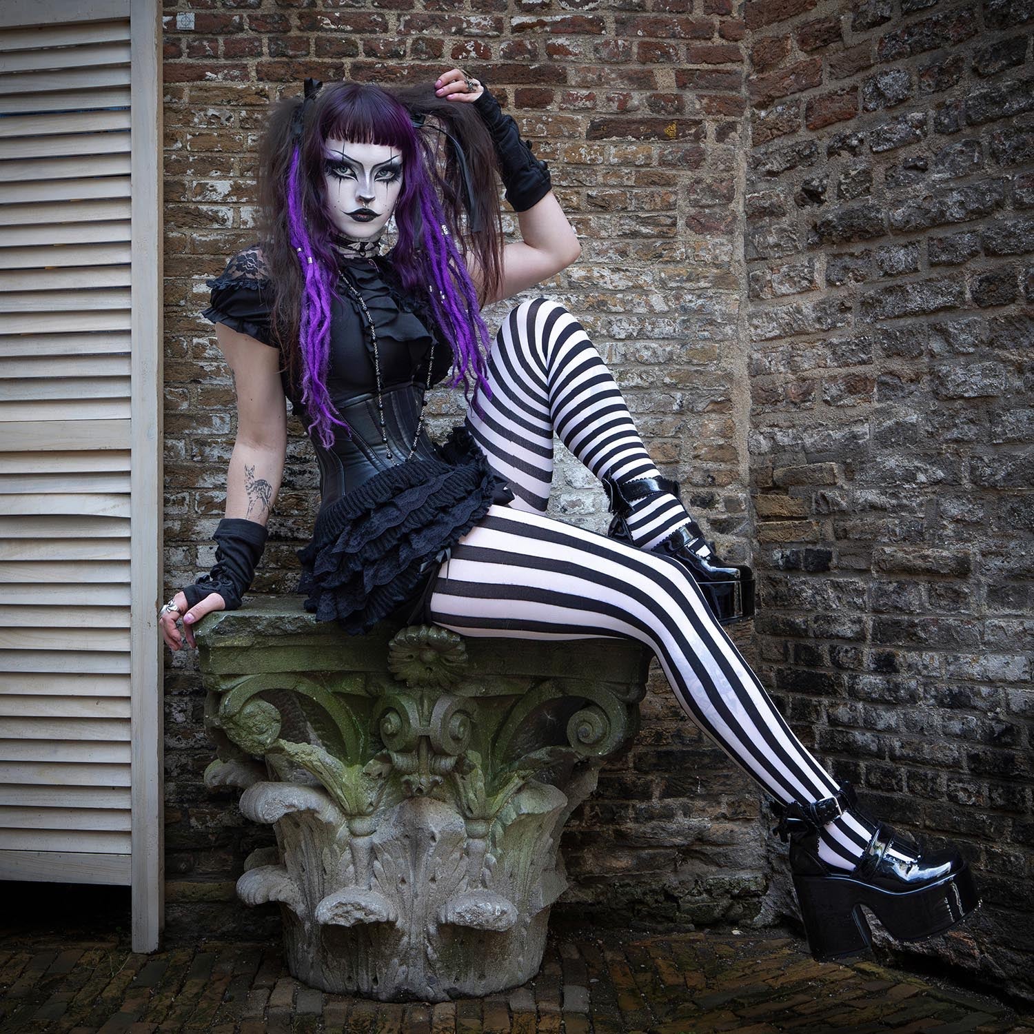 Halloween-Strumpfhose – BetelWitch – Snowball