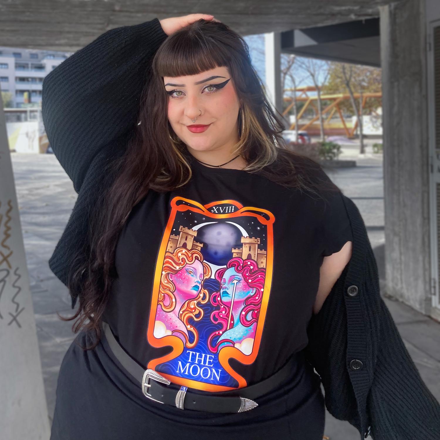 Major Arcana Baby Tee - XVIII Der Mond
