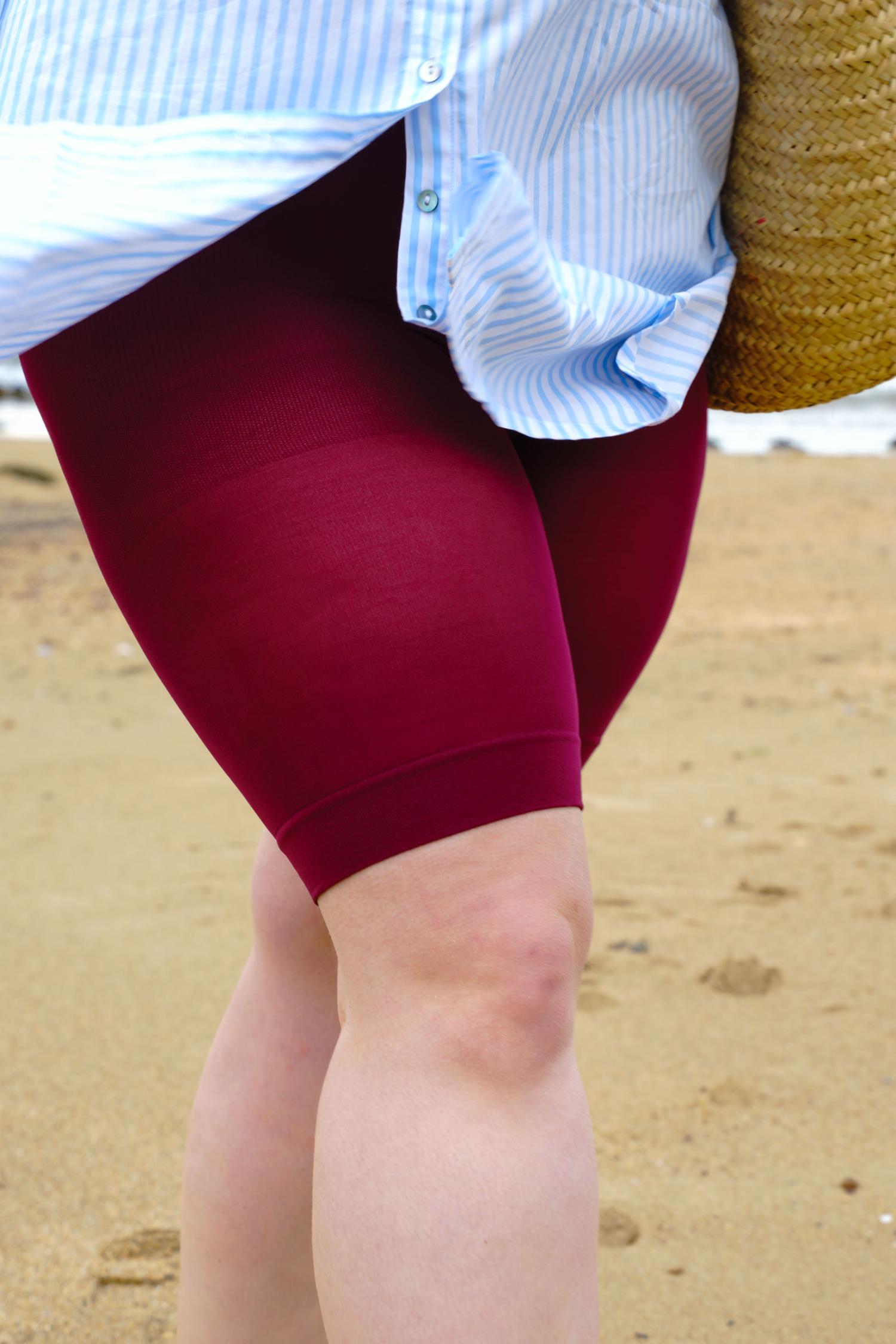 Stay Cool Chub Rub Shorts - Cherry