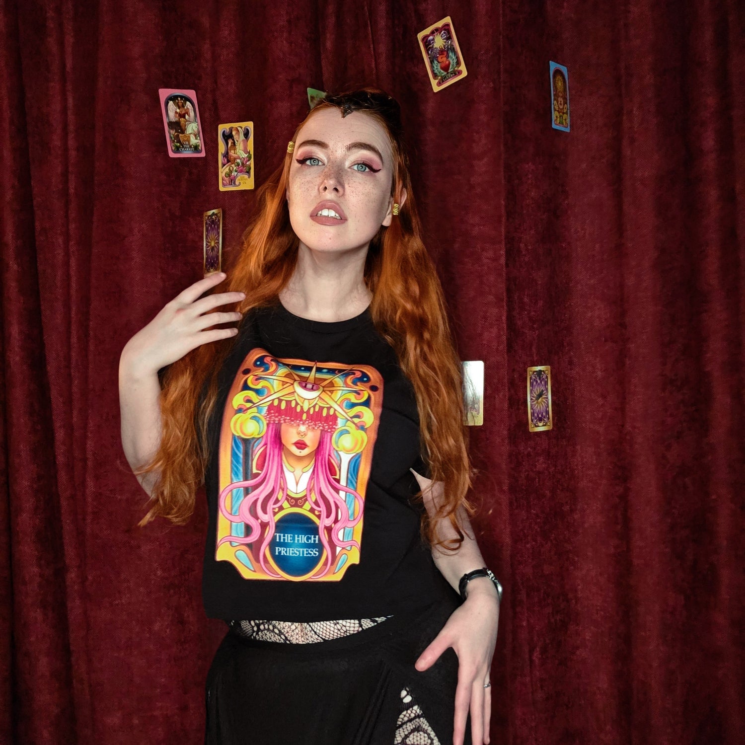 Major Arcana Boxy Tee - II Die Hohepriesterin