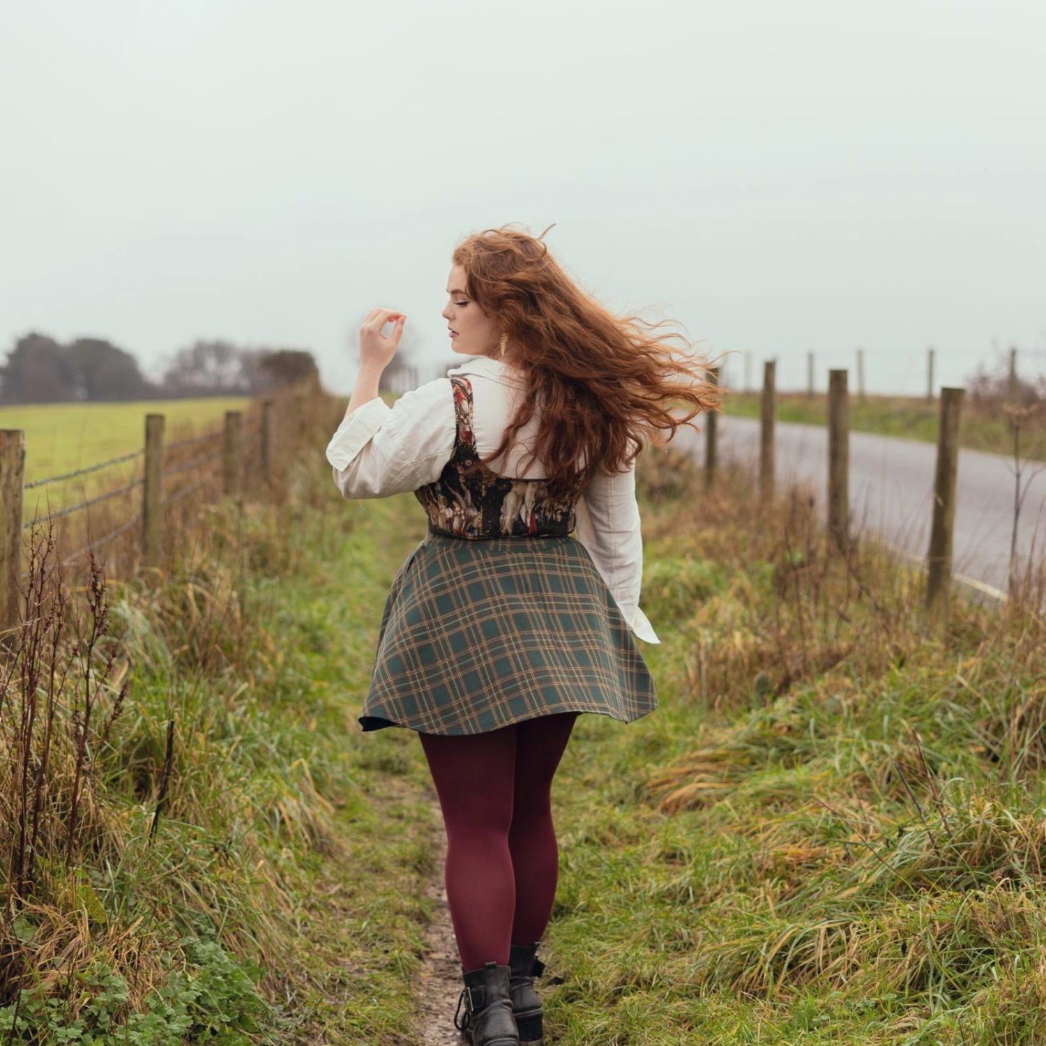 Karierter Mini-Tellerrock - Glenfern