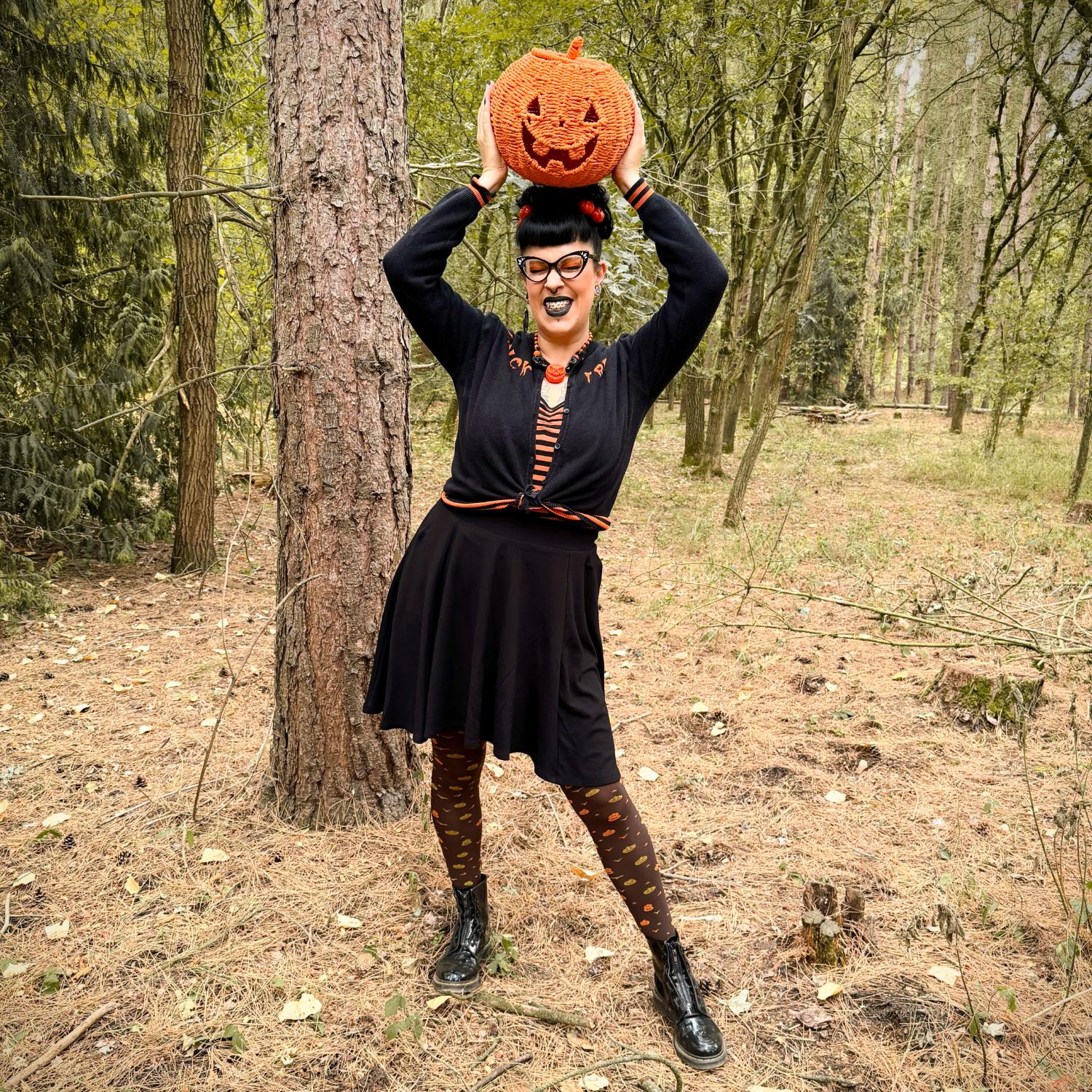 Halloween-Strumpfhose – Jack O Lantern – Bear