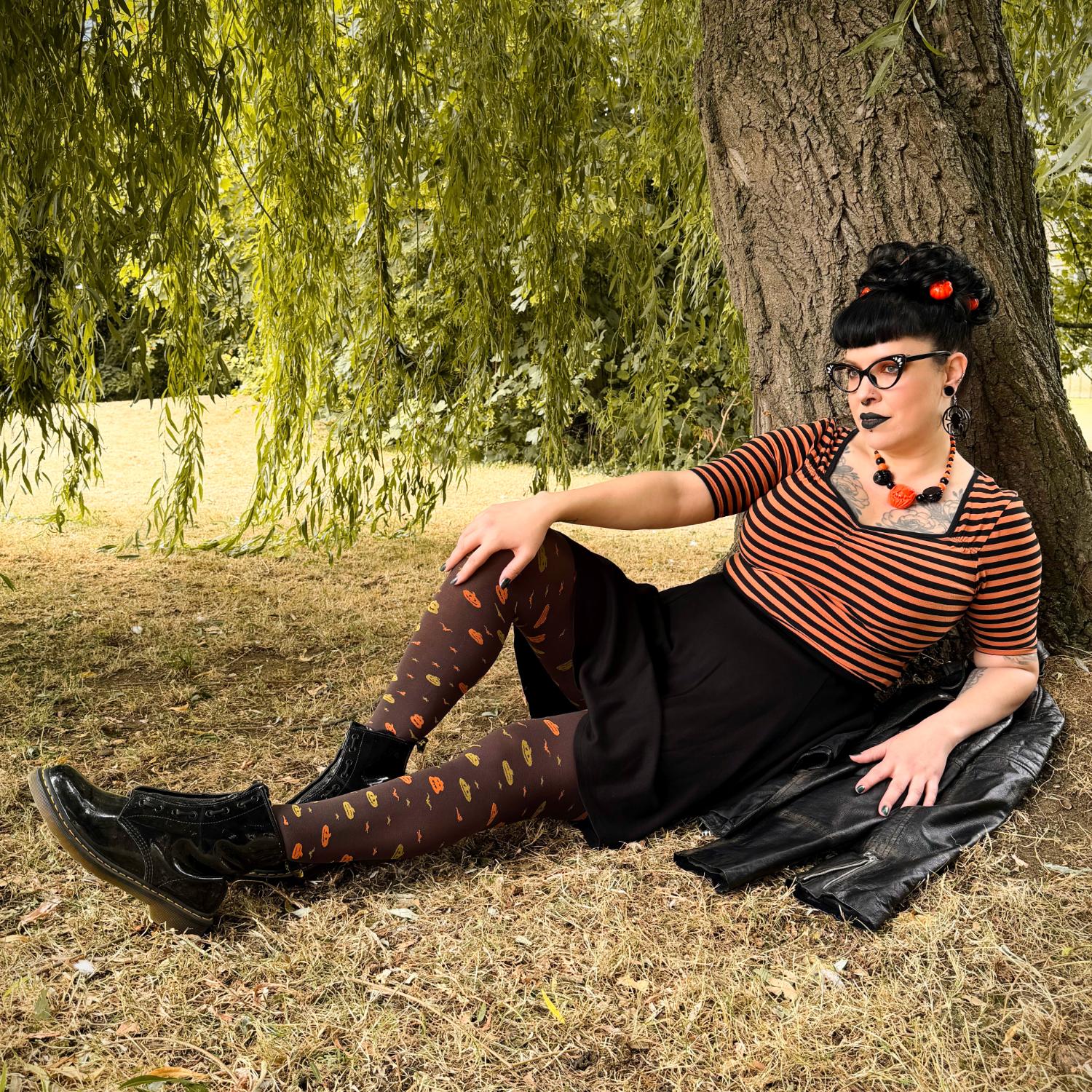 Halloween-Strumpfhose – Jack O Lantern – Bear