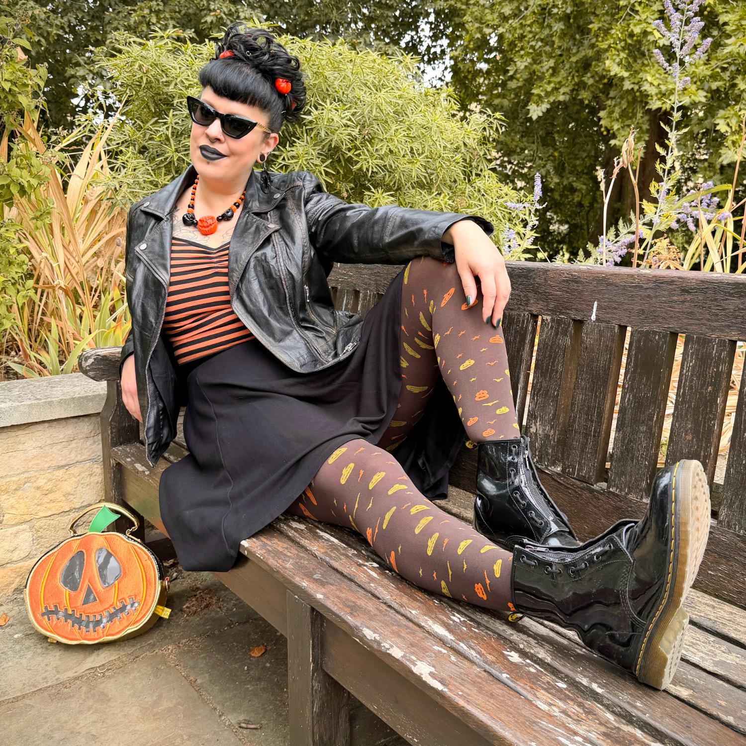 Halloween-Strumpfhose – Jack O Lantern – Bear
