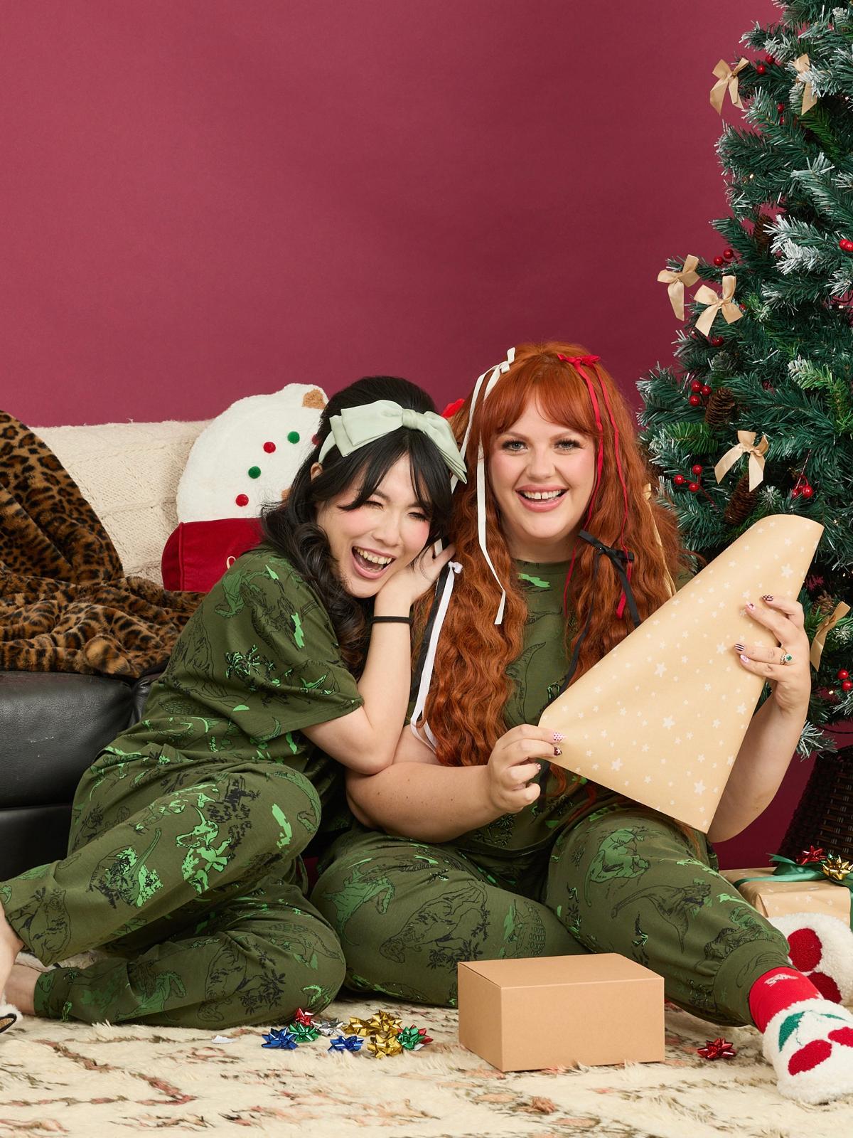 Bio-Baumwoll-Pyjamahose - Dino