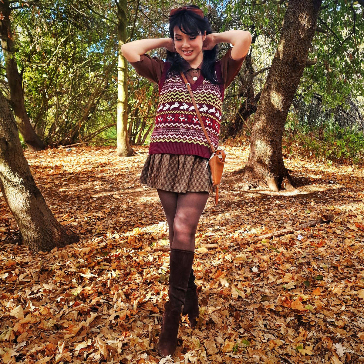 Fair Isle Pullunder – Woodland Adventure – Mehrfarbig