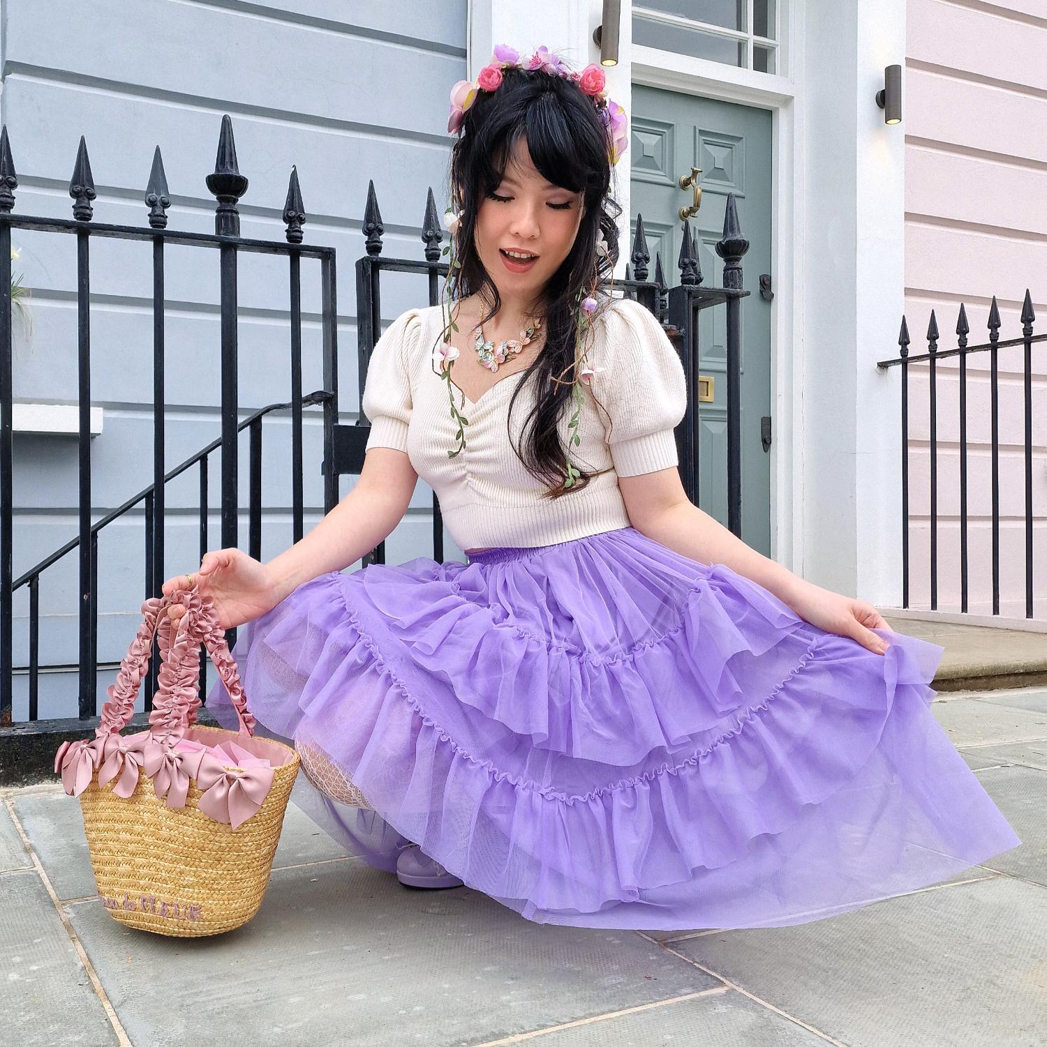 Mesh-Rock - Lavendelfelder