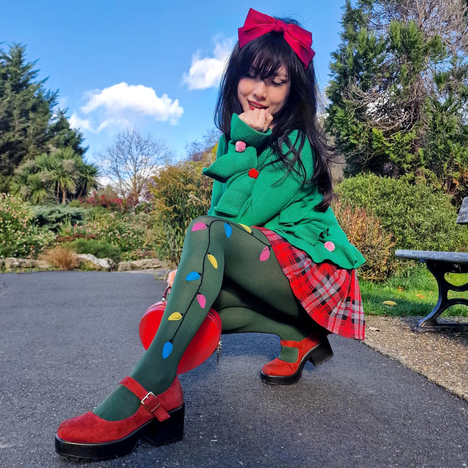 Weihnachts-Strumpfhose - Fairy Lights