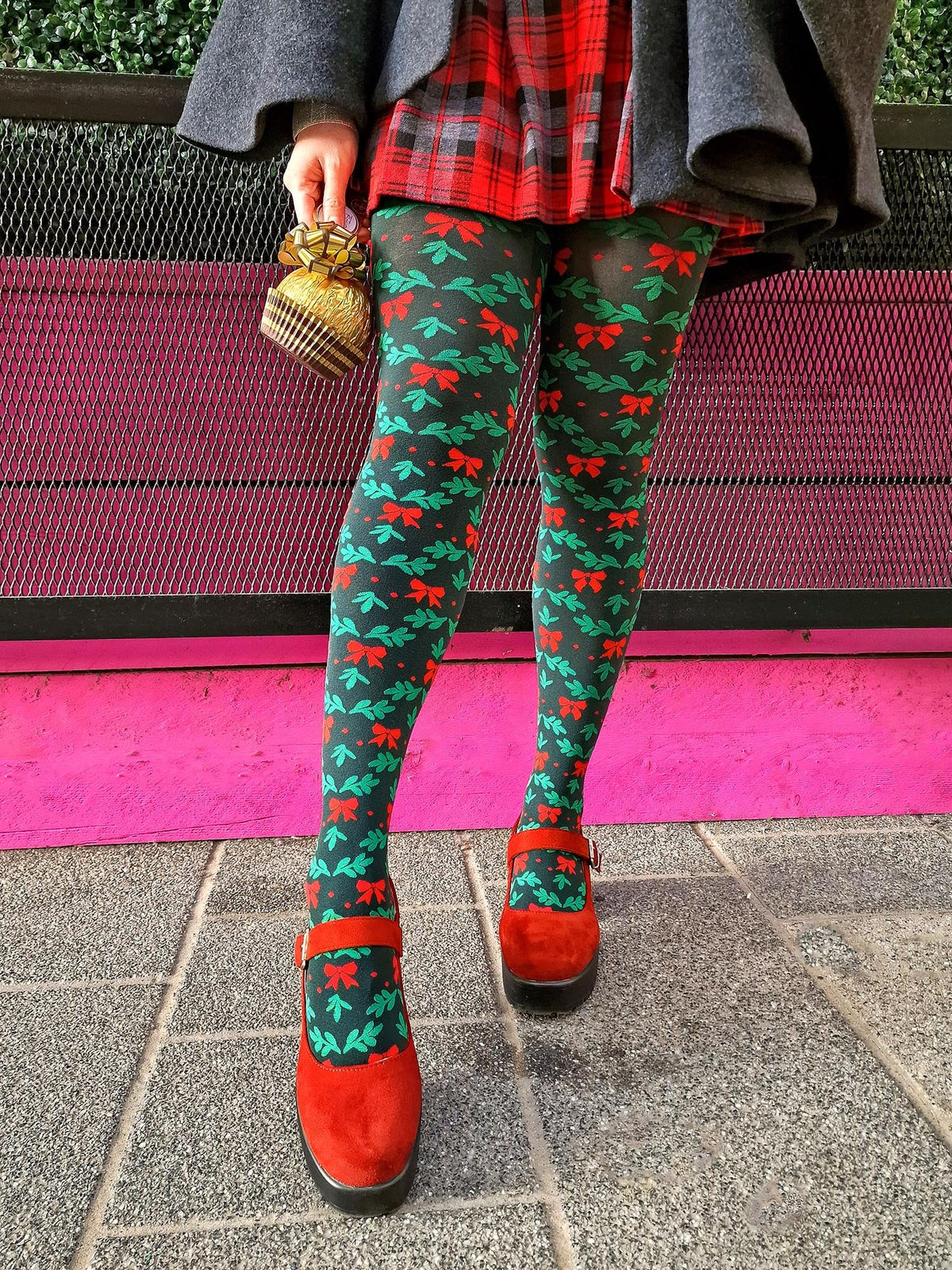 Holly Dolly Strumpfhose - Crocodile