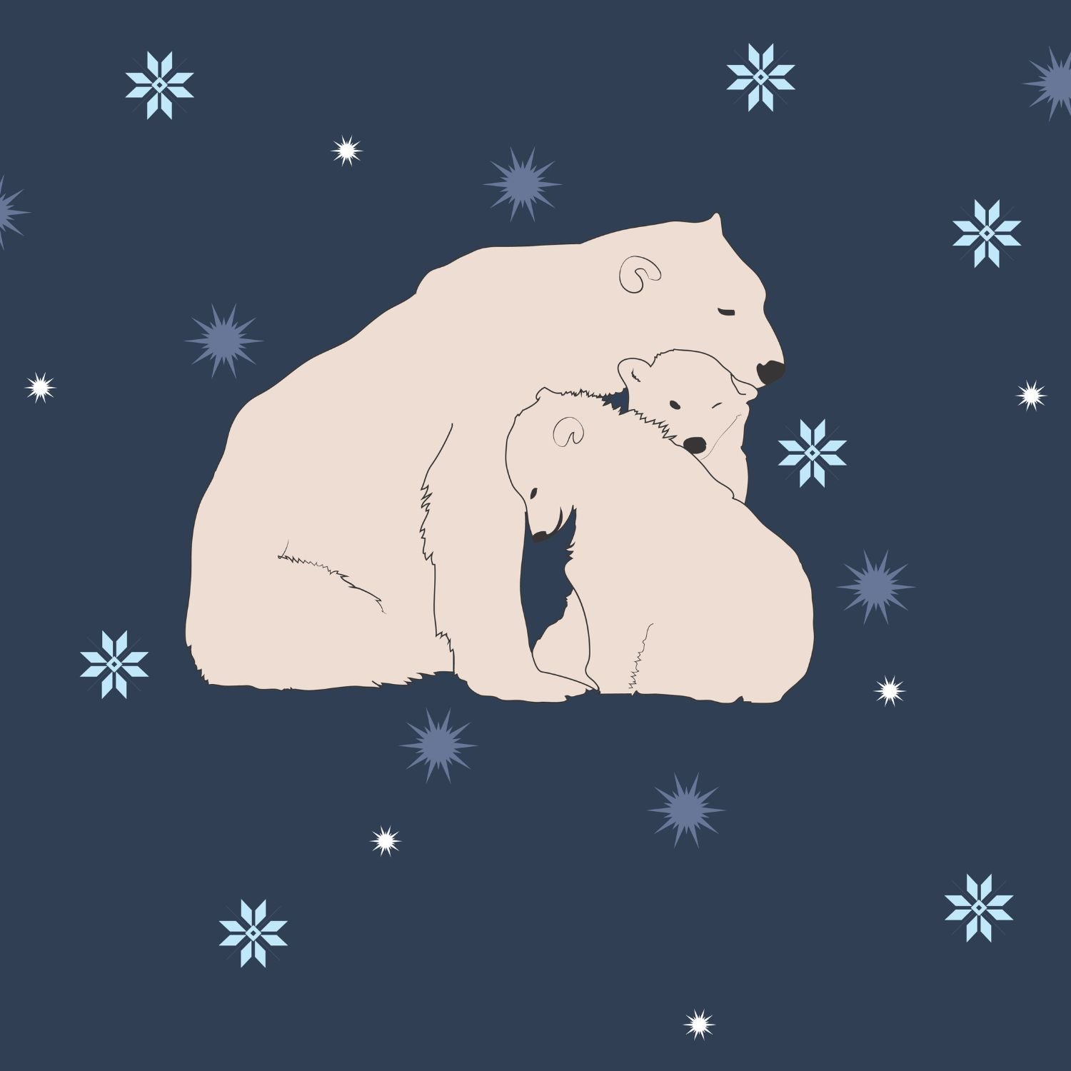 Kurzes Nachthemd - Polar Snuggles