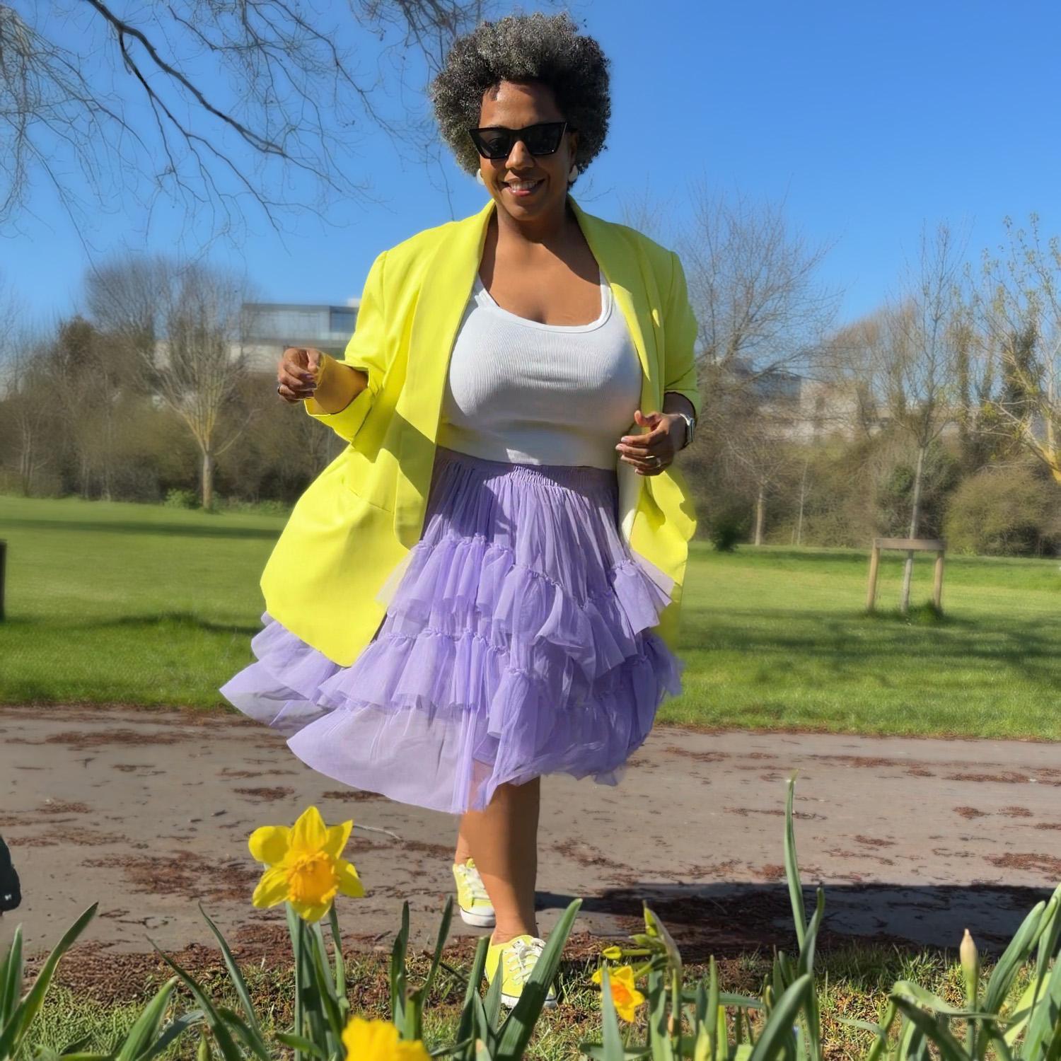 Mesh-Rock - Lavendelfelder