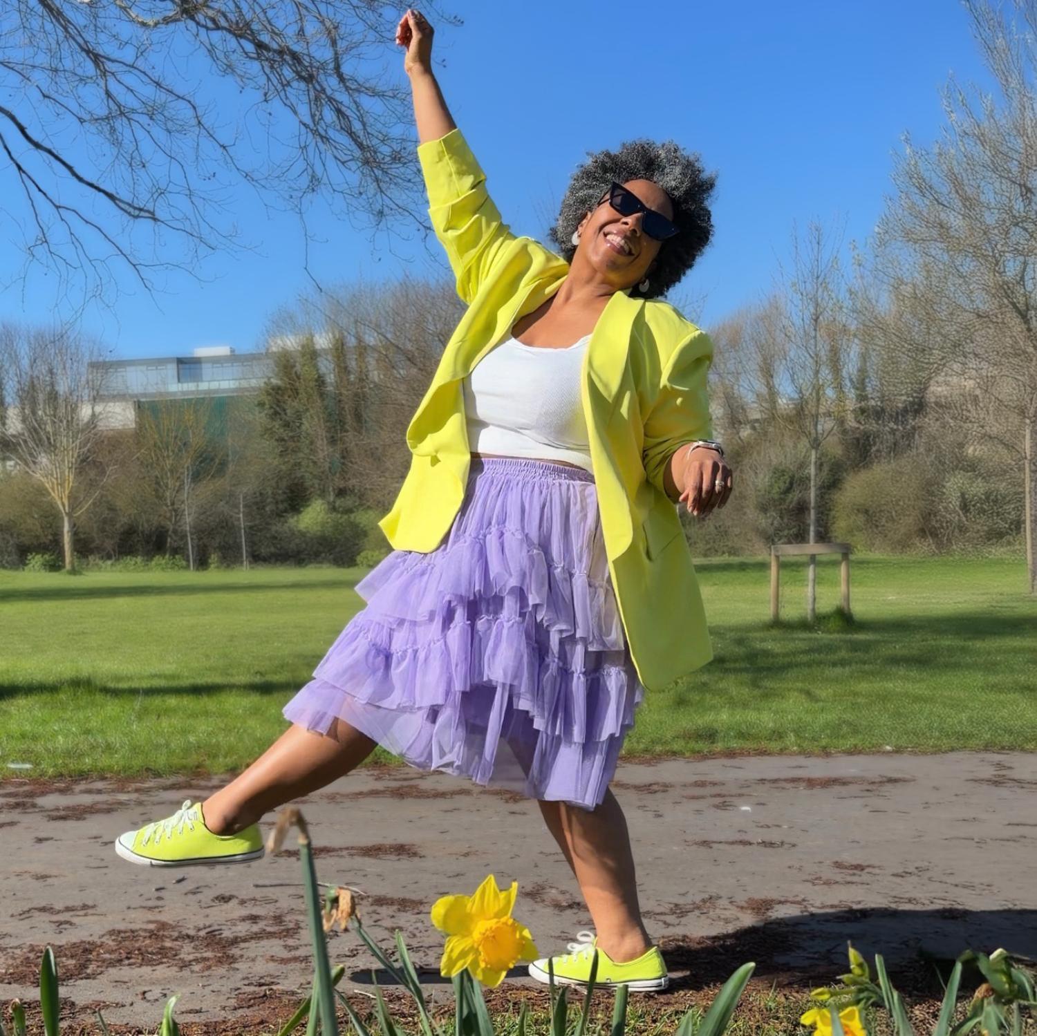 Mesh-Rock - Lavendelfelder