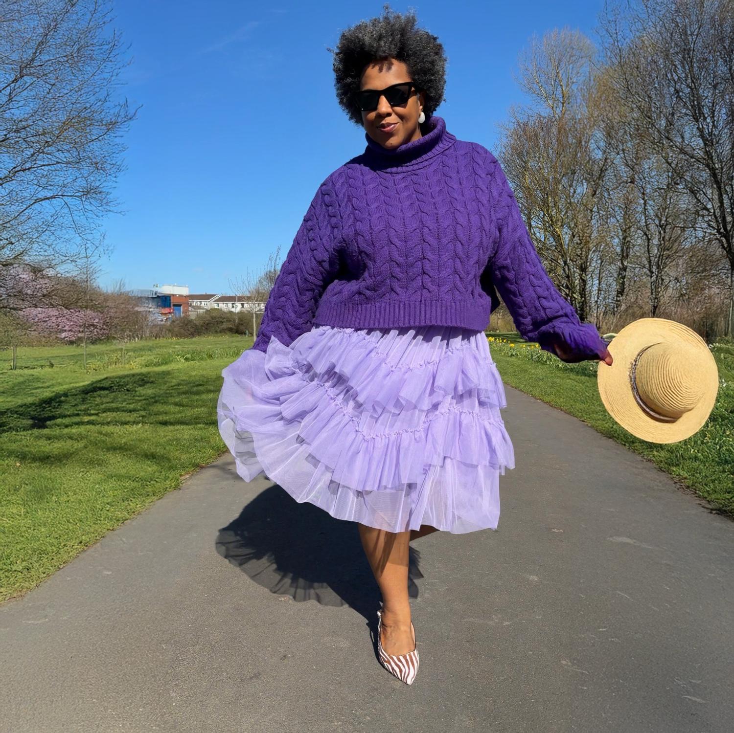 Mesh-Rock - Lavendelfelder