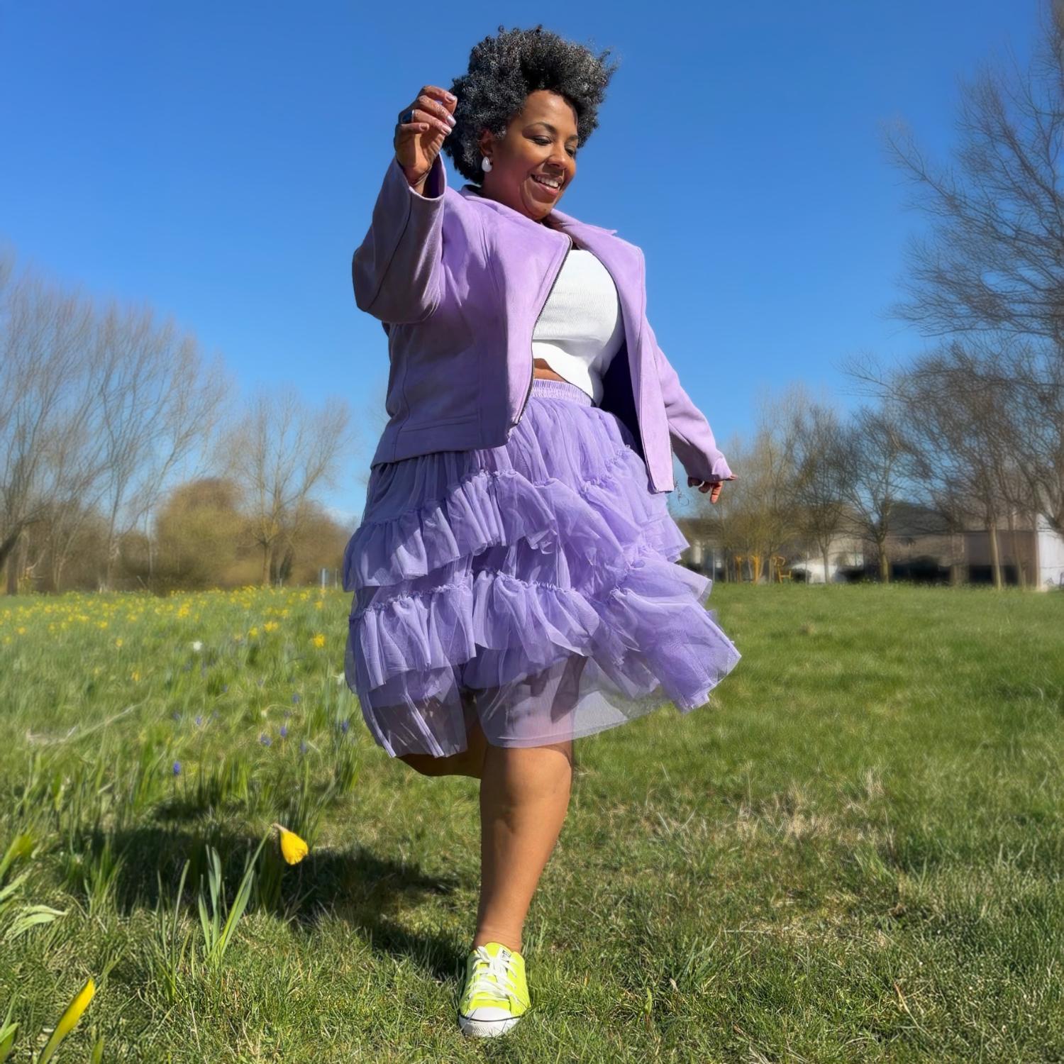 Mesh-Rock - Lavendelfelder