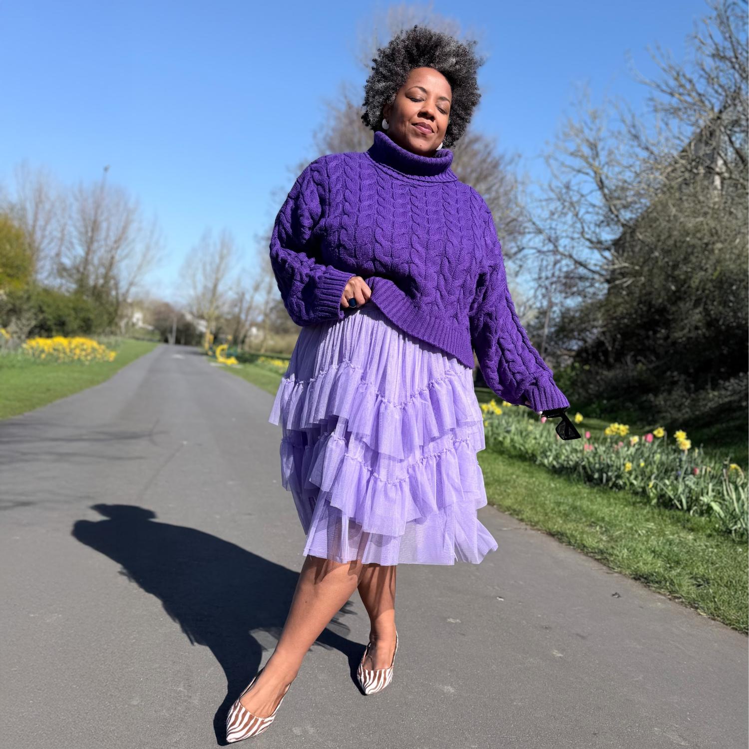 Mesh-Rock - Lavendelfelder