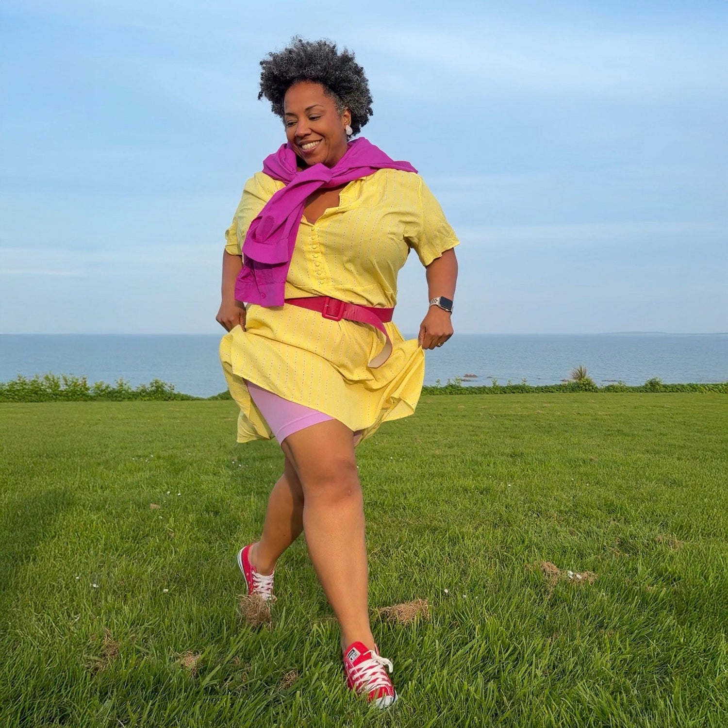 Stay Cool Chub Rub Shorts - Smoky Grape