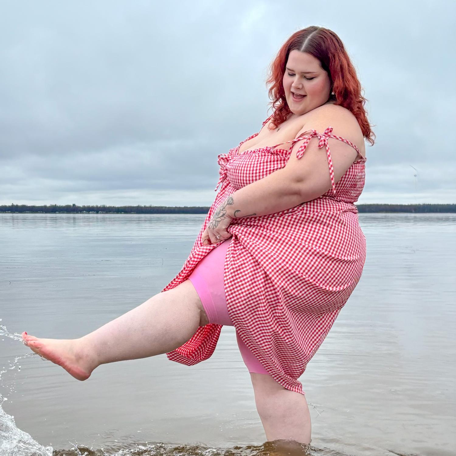 Stay Cool Chub Rub-shorts - Dragon Fruit