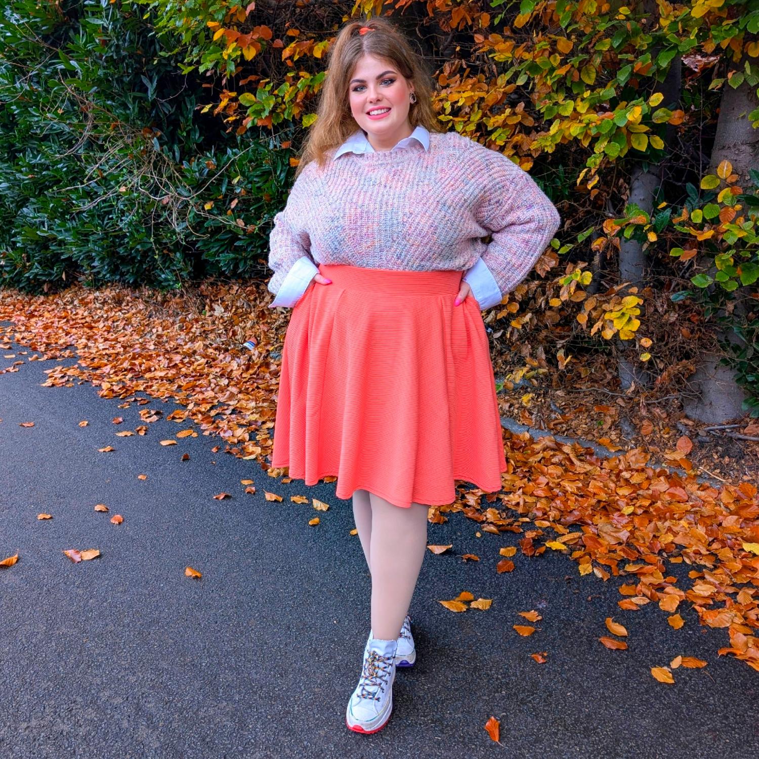 Ottoman Flare-Rock - Spiced Coral