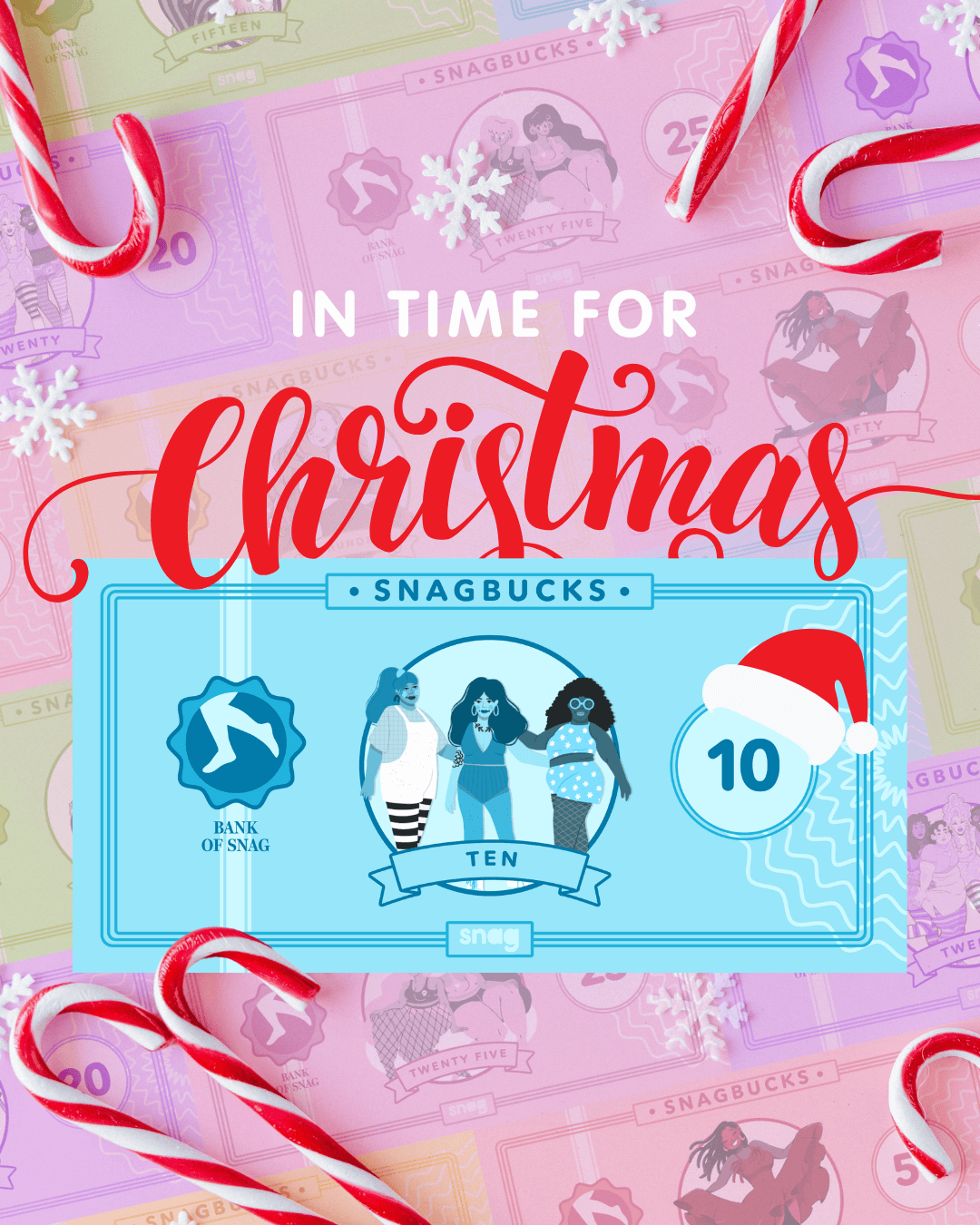 Snag Bucks - Digitale Weihnachten Geschenkkarte