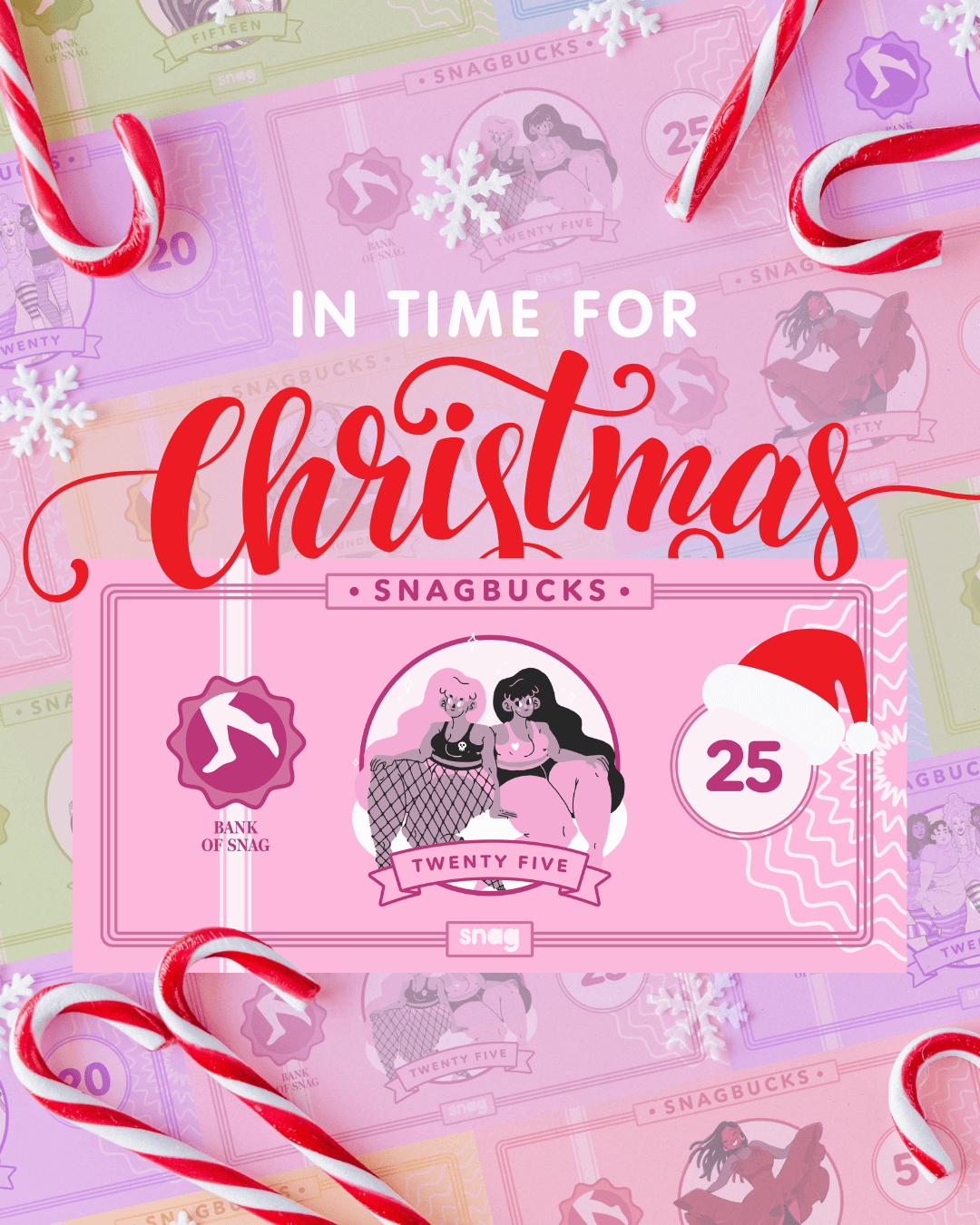 Snag Bucks - Digitale Weihnachten Geschenkkarte