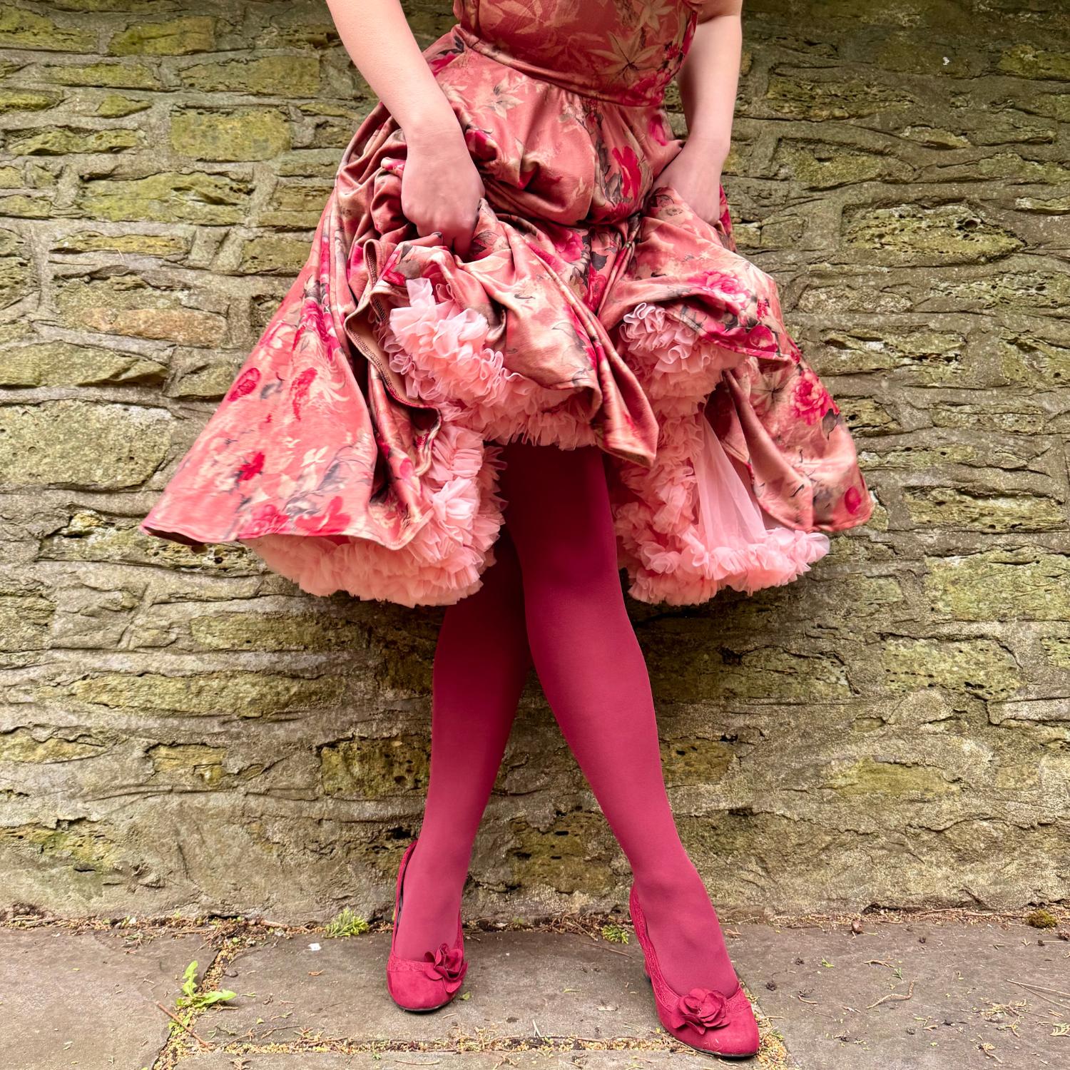 Stay Cool 80 Denier Strumpfhose - Burgundy