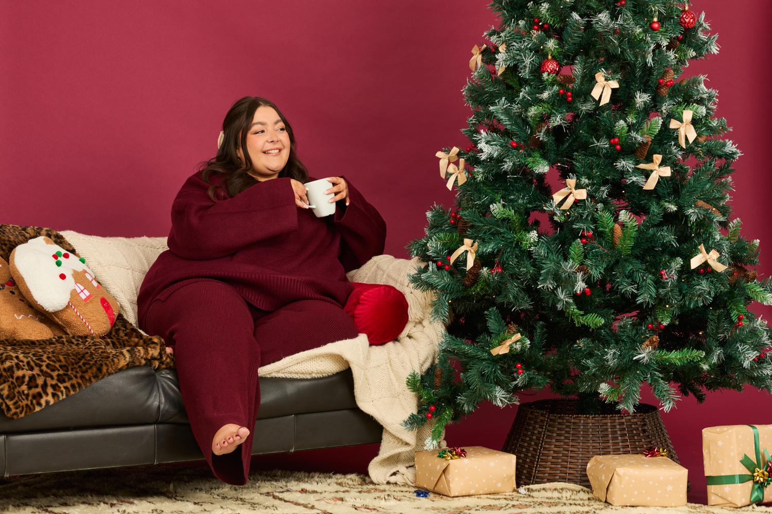 Langer Strickpullover - Roast