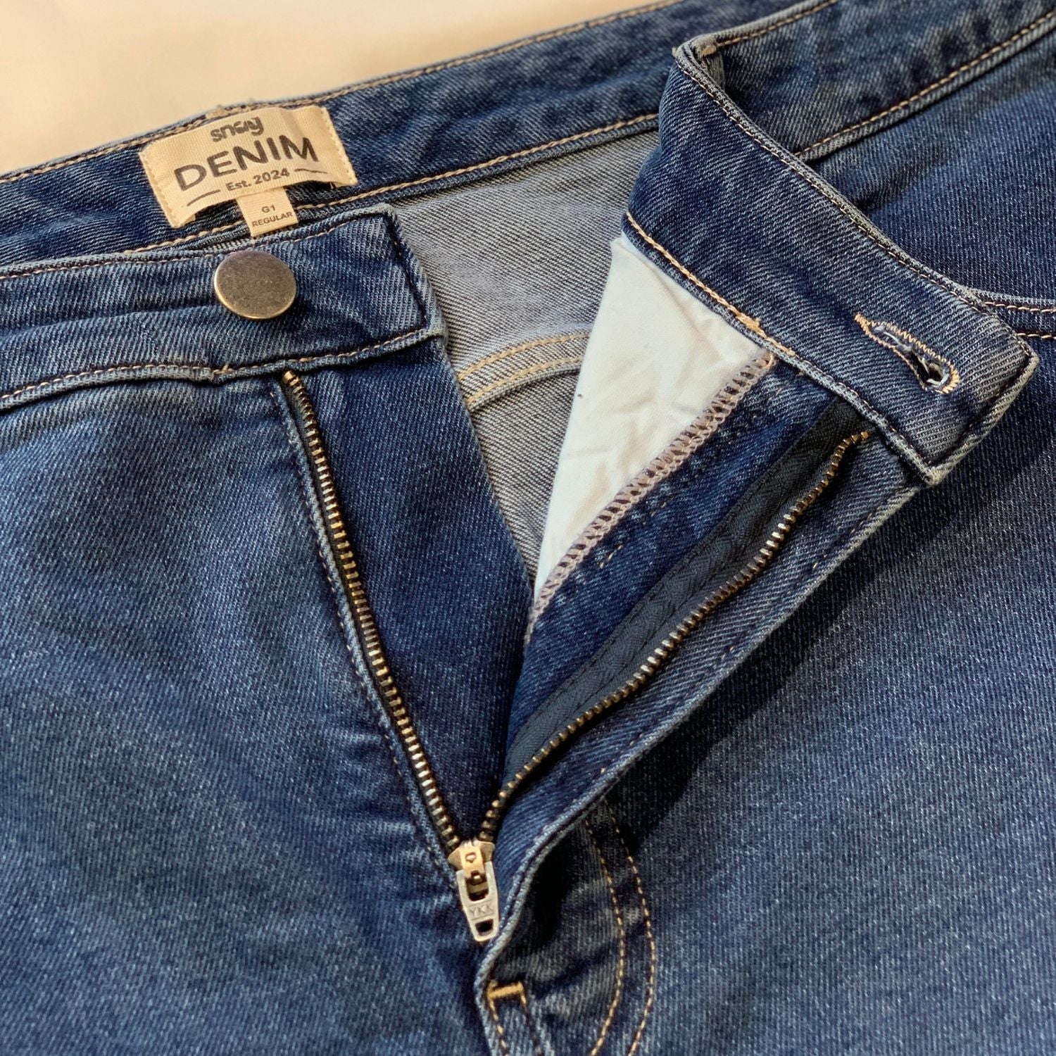 Bio Mom Jeans - Atlantic