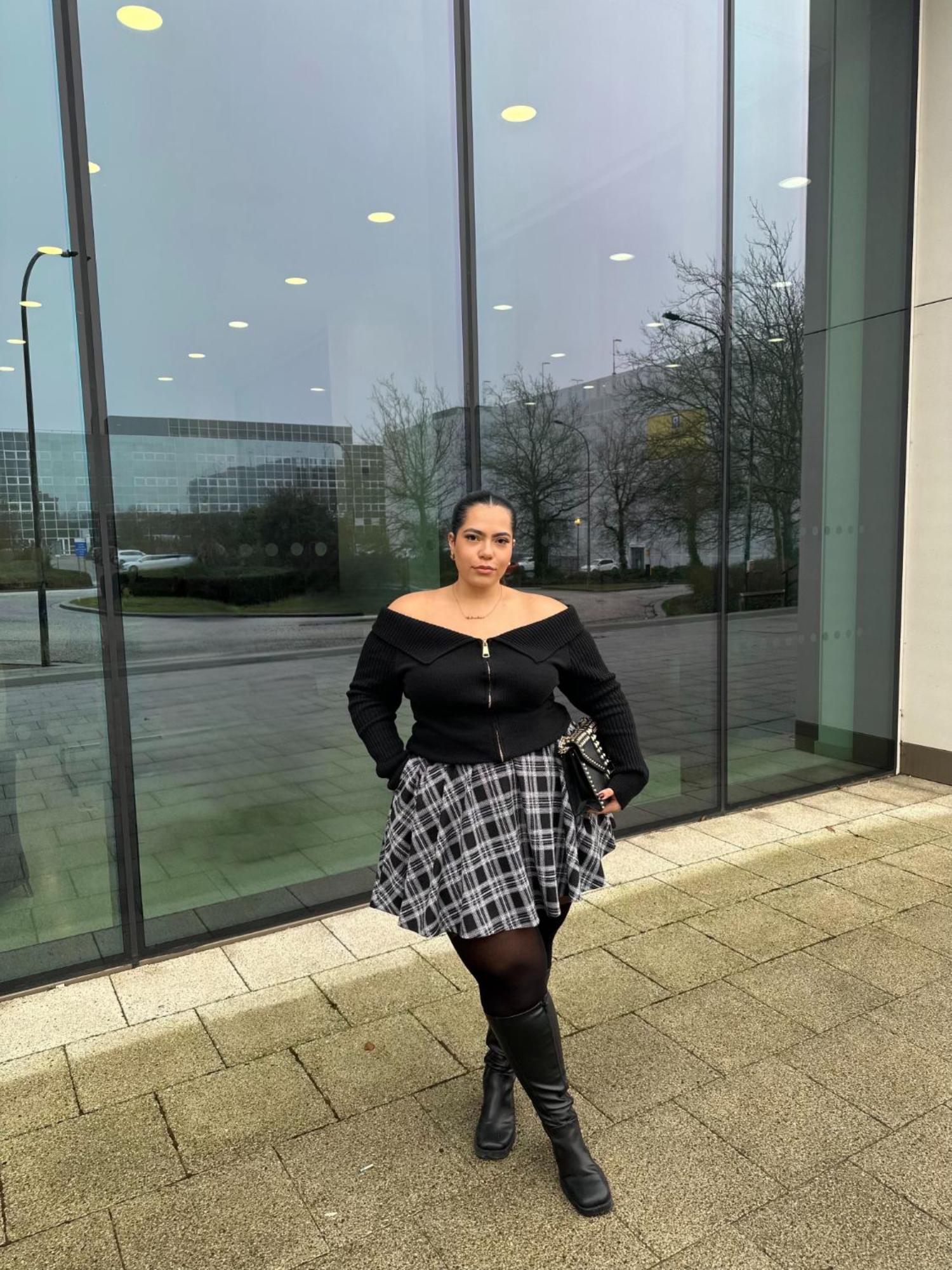 Karierter Mini-Tellerrock - Cairn