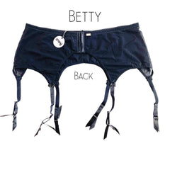  Schwarz Hüftgürtel Betty