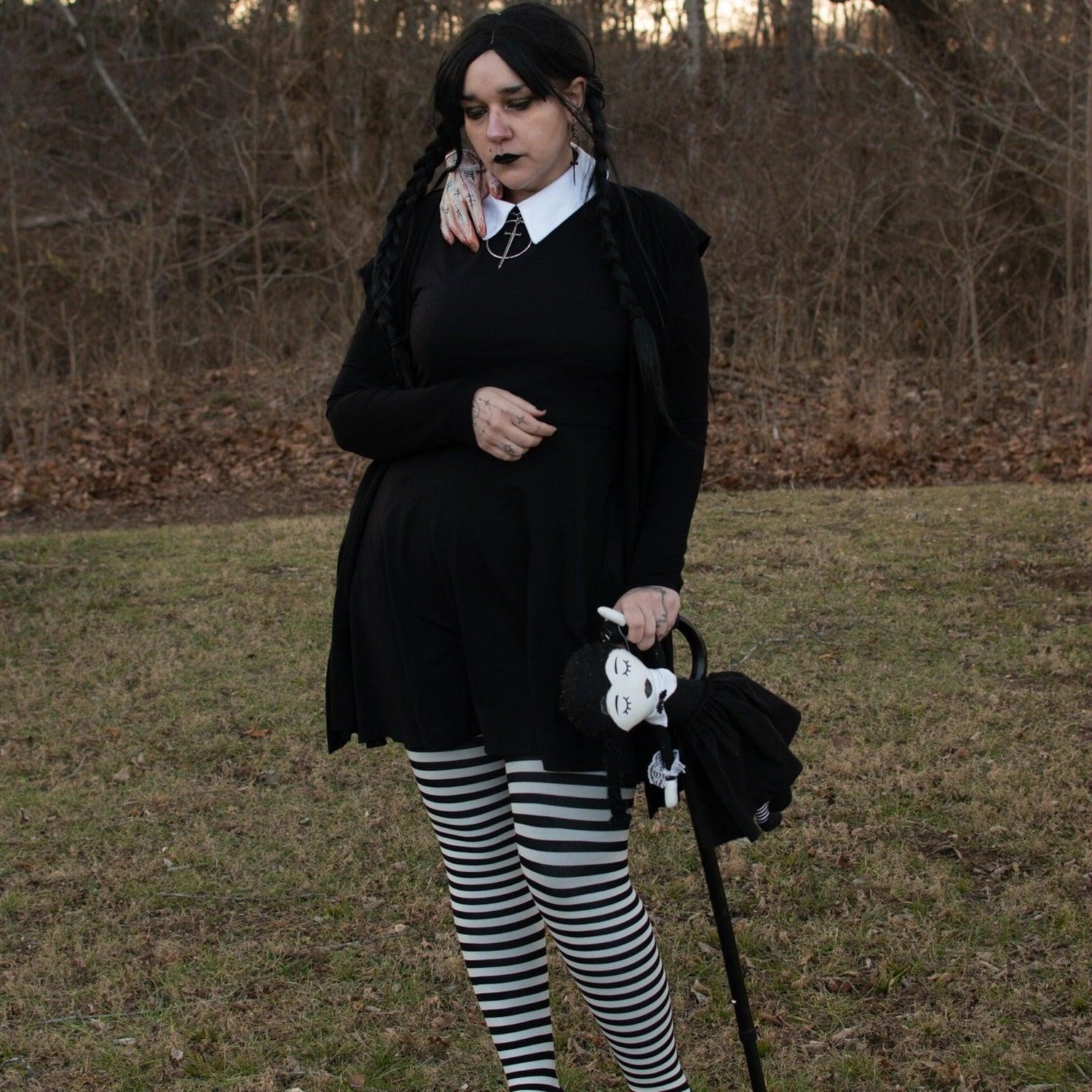 Ringelstrumpfhosen - Witch