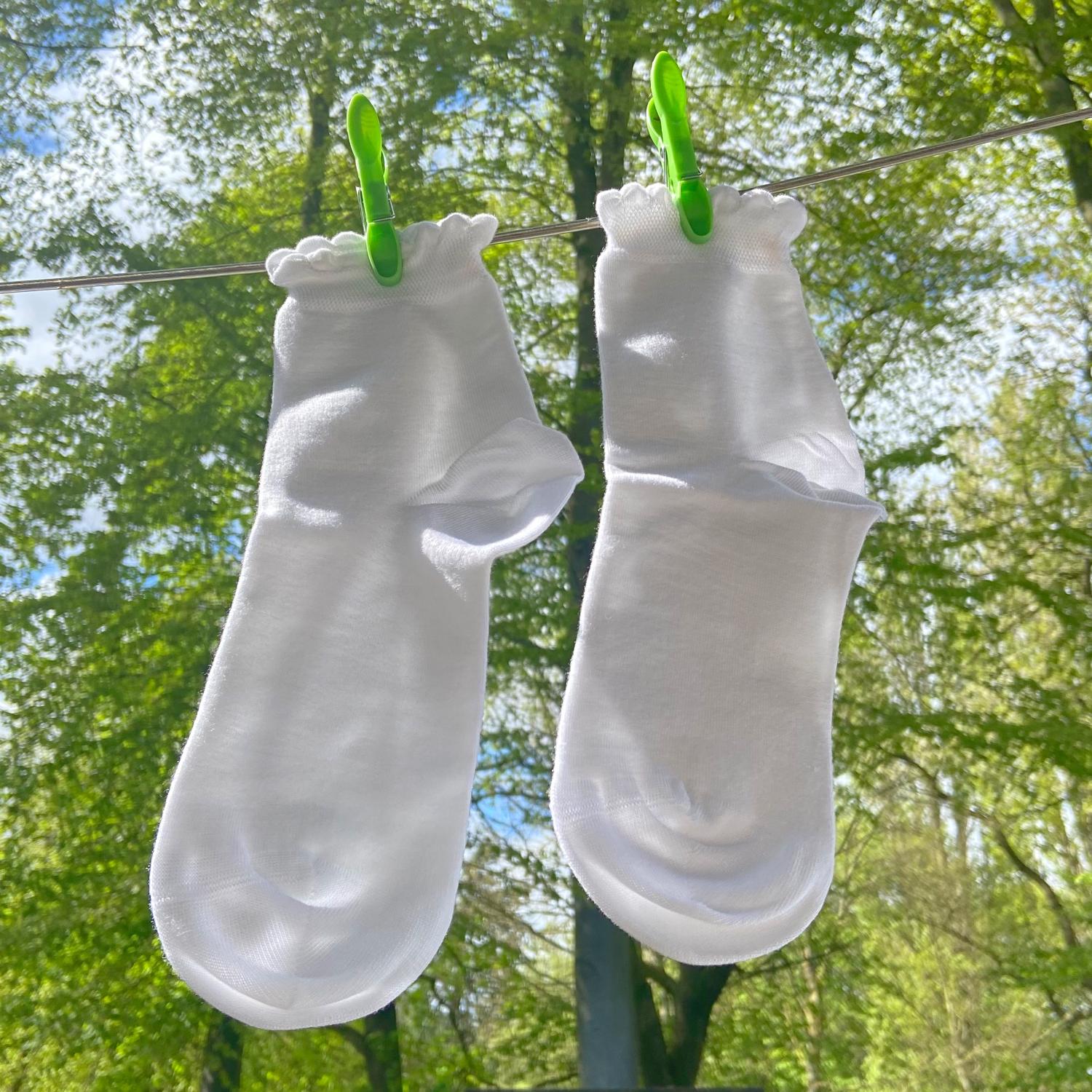 Ultimative Bambus-Knöchelsocken - 5er-Pack in Weiß