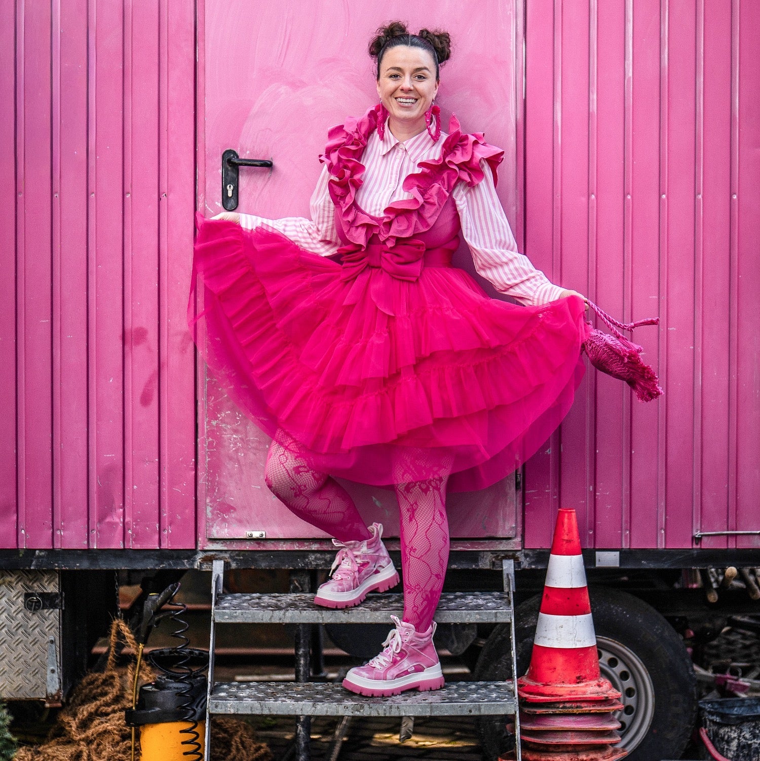 Mesh-Rock - Granatapfel